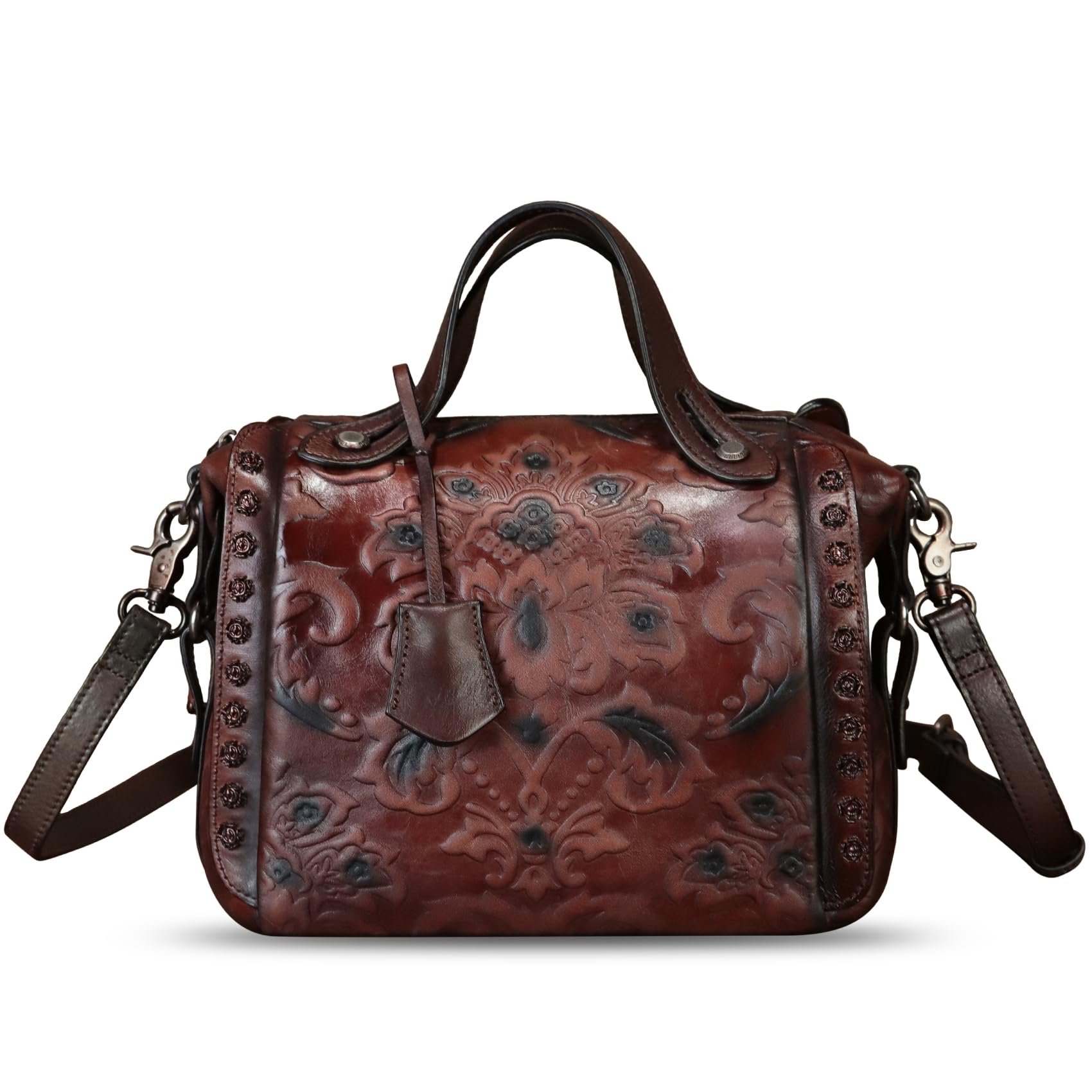 Vintage Leather Handbags for Women - Crossbody & Shoulder Bags for Daily Use