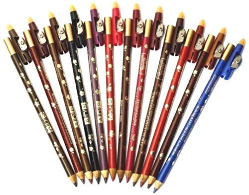 ClubComfort Beauty Original Artist Pencil - 12 Piece Multicolor Dual Use Lip & Eye Liner Set with Matte Finish - Perfect for Makeup Artists, Cosplay & Everyday Glam Looks