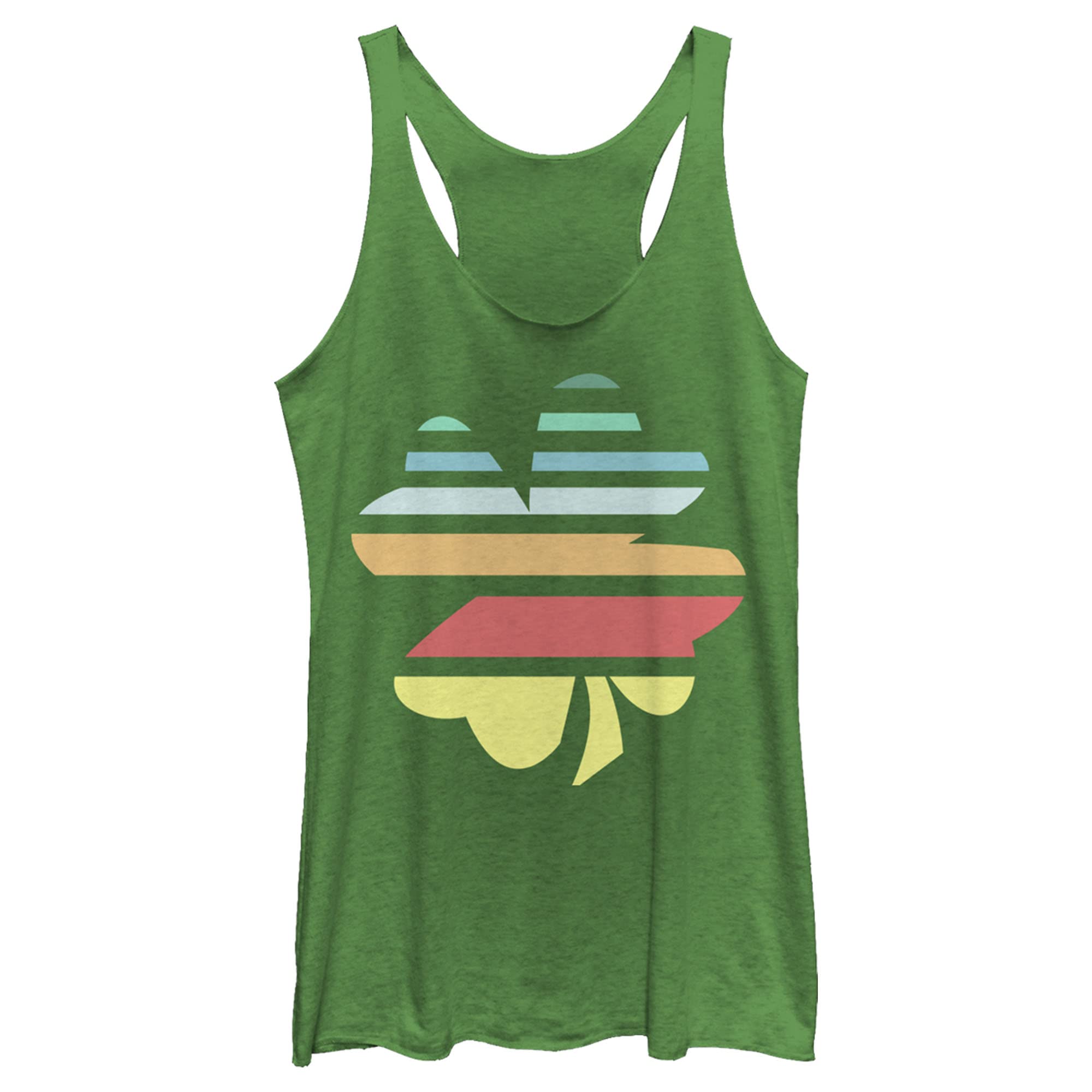 Women's Rainbow Sham Racerback Tank Top - Summer Beach Wear