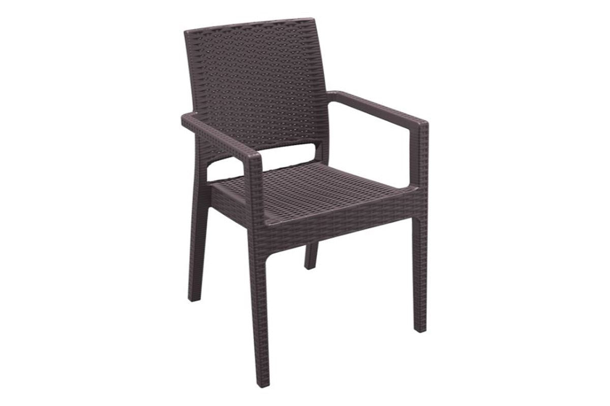 Hospitality Plus Ibiza Lounge Cafe Chair - Stackable Armchair for Restaurants, Cafes & Outdoor Seating