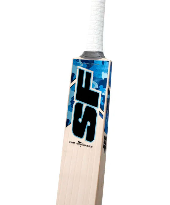 SF Camo Premium 10000 Cricket Bat 2025 - Professional Grade Cricket Equipment for Training & Matches - Perfect for Outdoor Sports & Cricket Enthusiasts