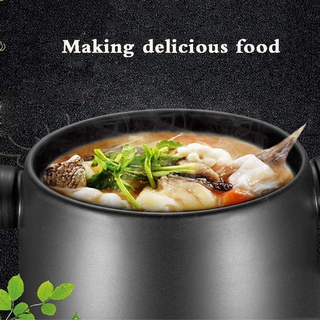 Premium Ceramic Crock Pot - 6QT Slow Cooker, Stew & Soup Pot for Casserole, Hot Pot & Kitchen Cooking - Durable Ceramic Cookware for Soups, Stews & One-Pot Meals (Ideal for Family Dinners & Meal Prep)
