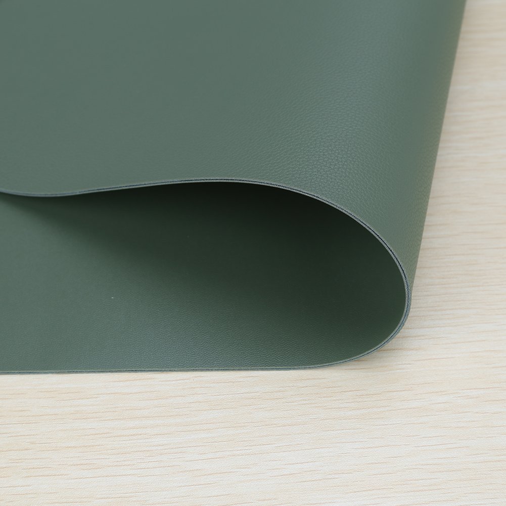 Premium PU Leather Desk Pad Protector - 31.4