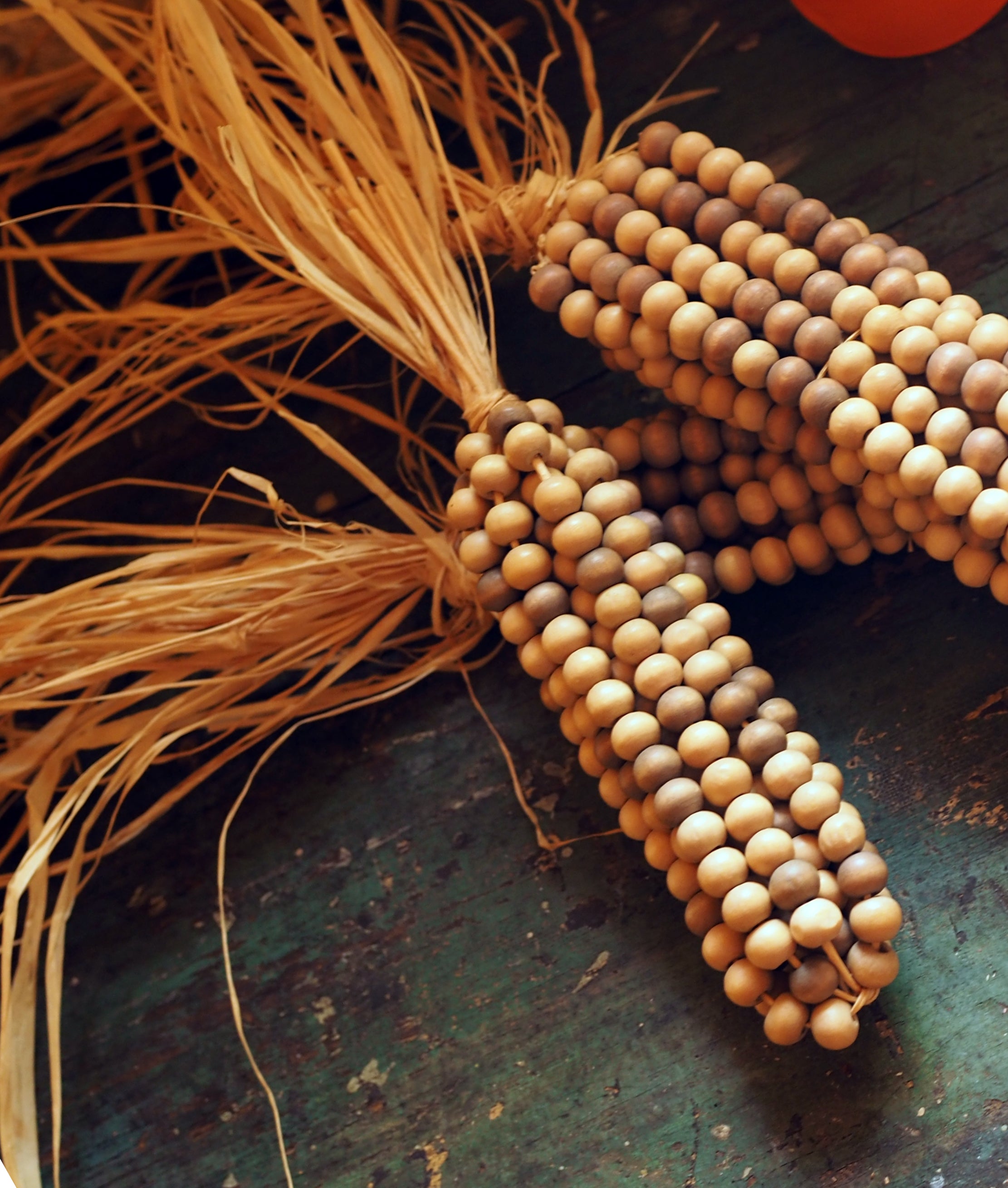 DIY Autumn Beaded Corn Craft Kit - Fall Harvest Decor for Home, Thanksgiving Centerpiece, Classroom Activities & Seasonal DIY Projects