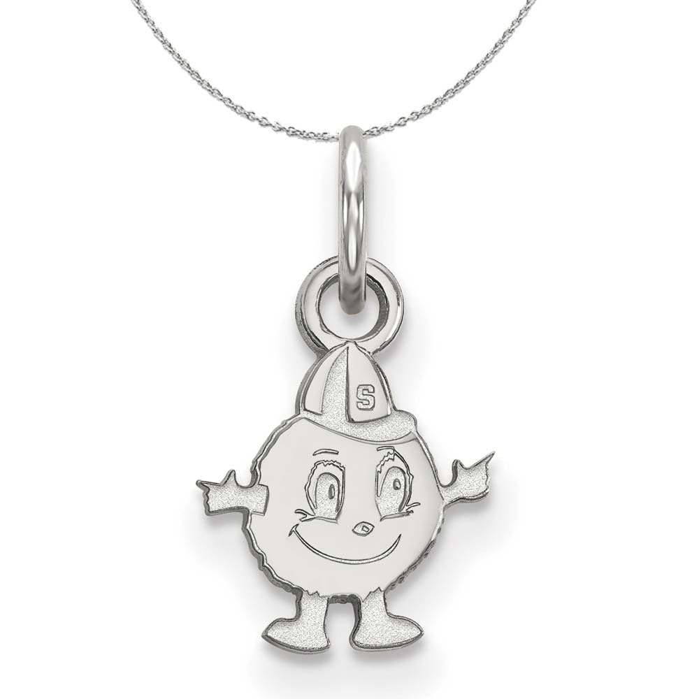 Sterling Silver Syracuse U. Pendant Necklace - Perfect Gift for Graduation
