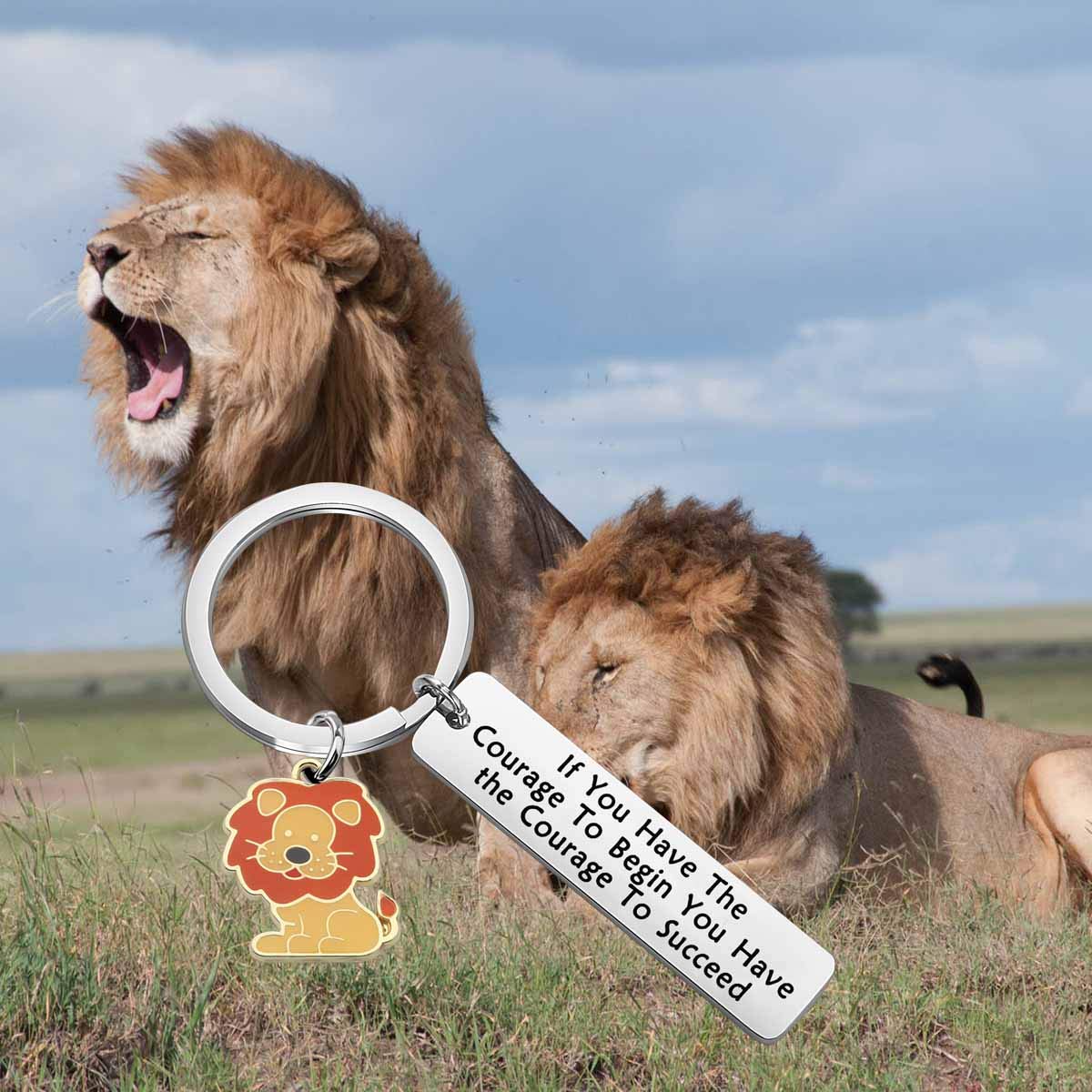 ENSIANTH Wizard of Jewelry Lion Lover Gifts - Animal Positive Jewelry for Graduation & Students - Perfect for Graduation Gifts, Birthday Presents & Lion Lovers
