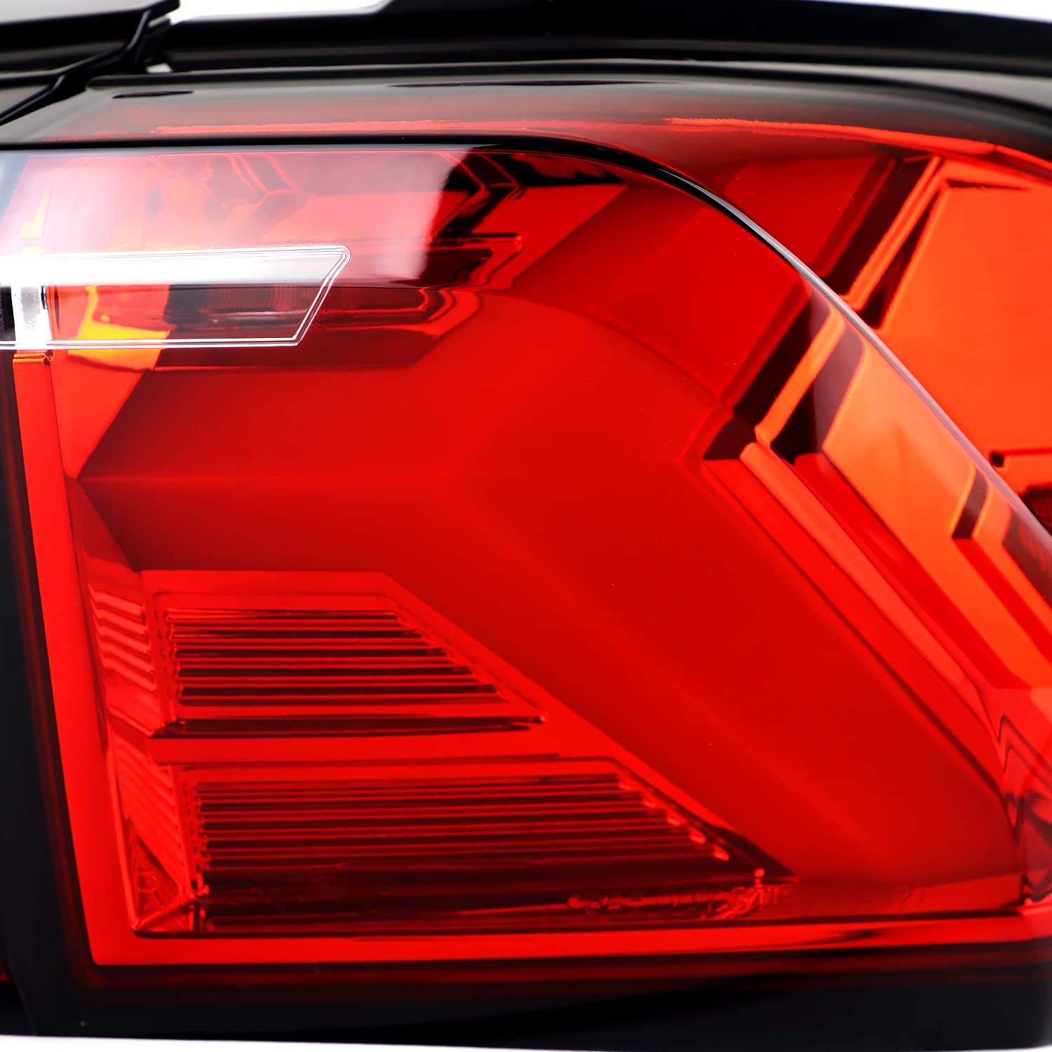 Spec-D Tuning Red LED Sequential Tail Lights for 2019-2023 Toyota RAV4 - Left & Right Pair Assembly - Enhanced Visibility & Style for Night Driving & Custom Car Upgrades