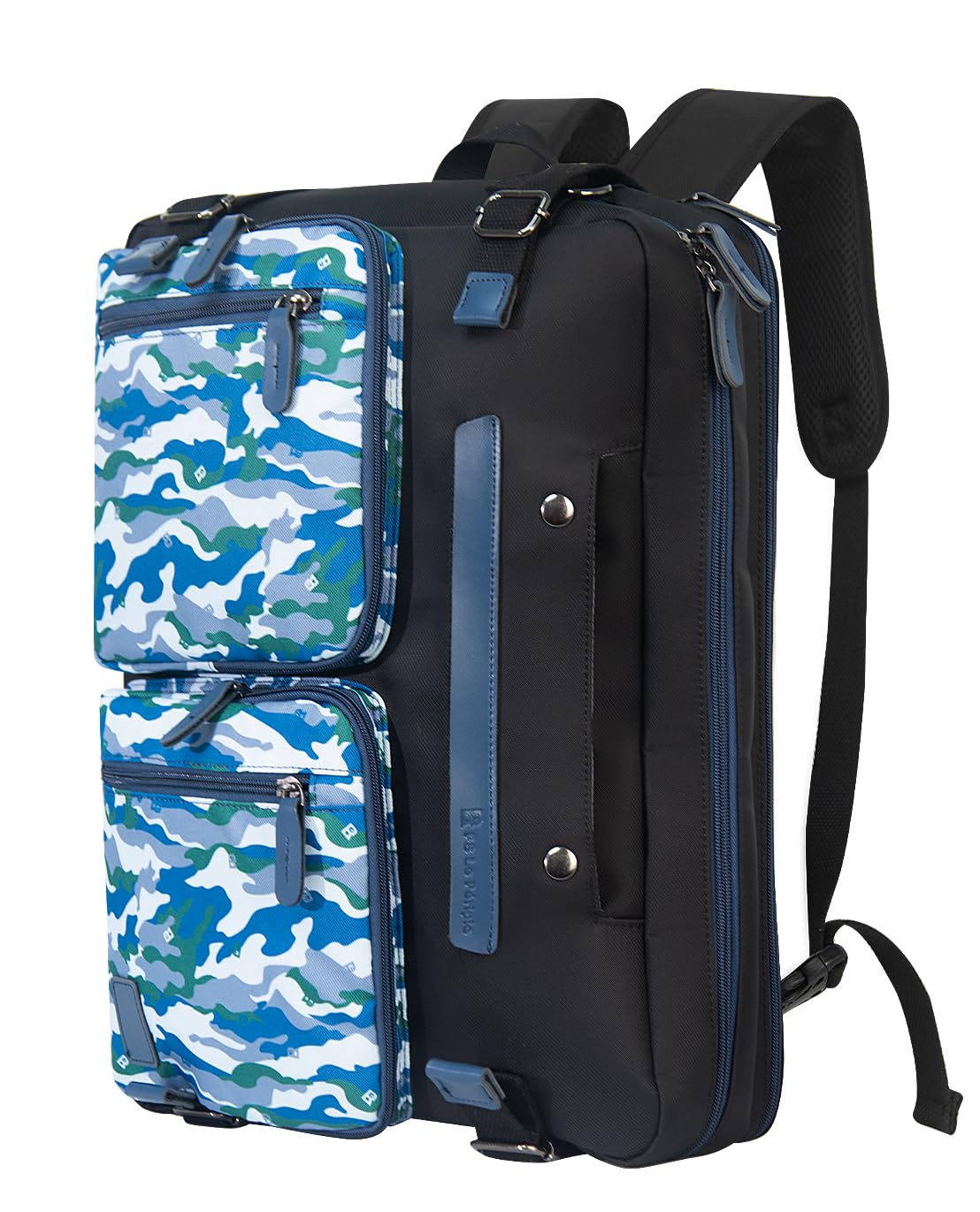 3 in 1 Laptop Backpack for Men - 17.3 Inch Business Computer Bag & Work Briefcase - Water Resistant Titan Sea - Perfect for Office, Travel & College Commute