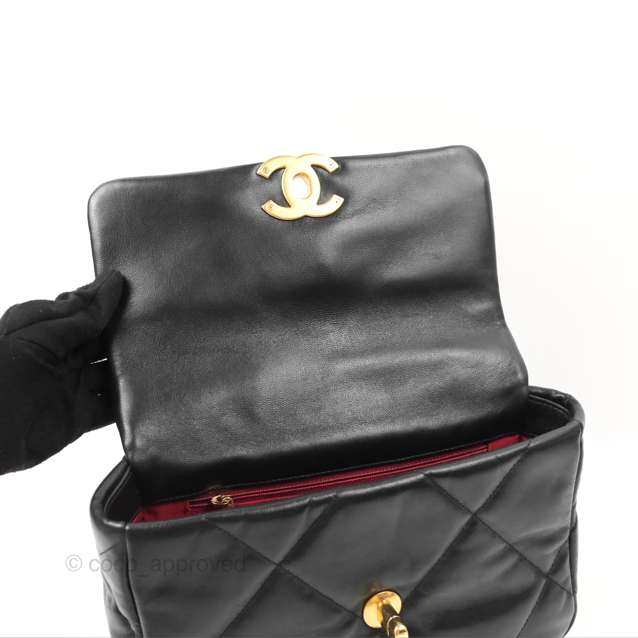Chanel 19 Small Handbag Black Mixed Hardware - Luxury Designer Shoulder Bag for Women, Perfect for Date Night & Evening Events