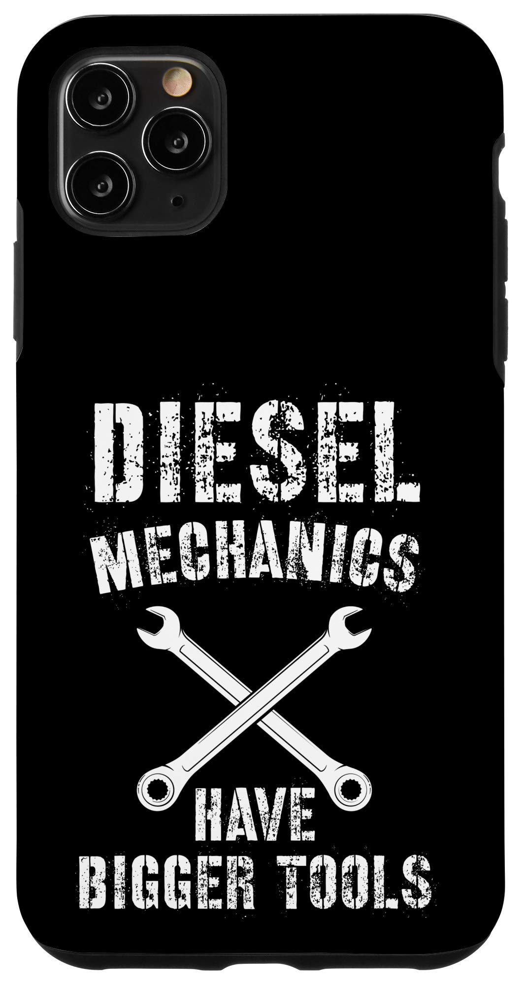 iPhone 11 Pro Max Case for Diesel Mechanics - Funny Big Tools Design Protective Phone Cover - Perfect Gift for Auto Repair Technicians & Car Lovers (Workshop, Garage, Mechanic Appreciation Day)