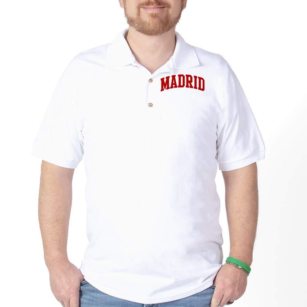 Madrid Red Golf Polo Shirt for Men - Comfortable & Stylish Golf Apparel for Casual Wear & Sports