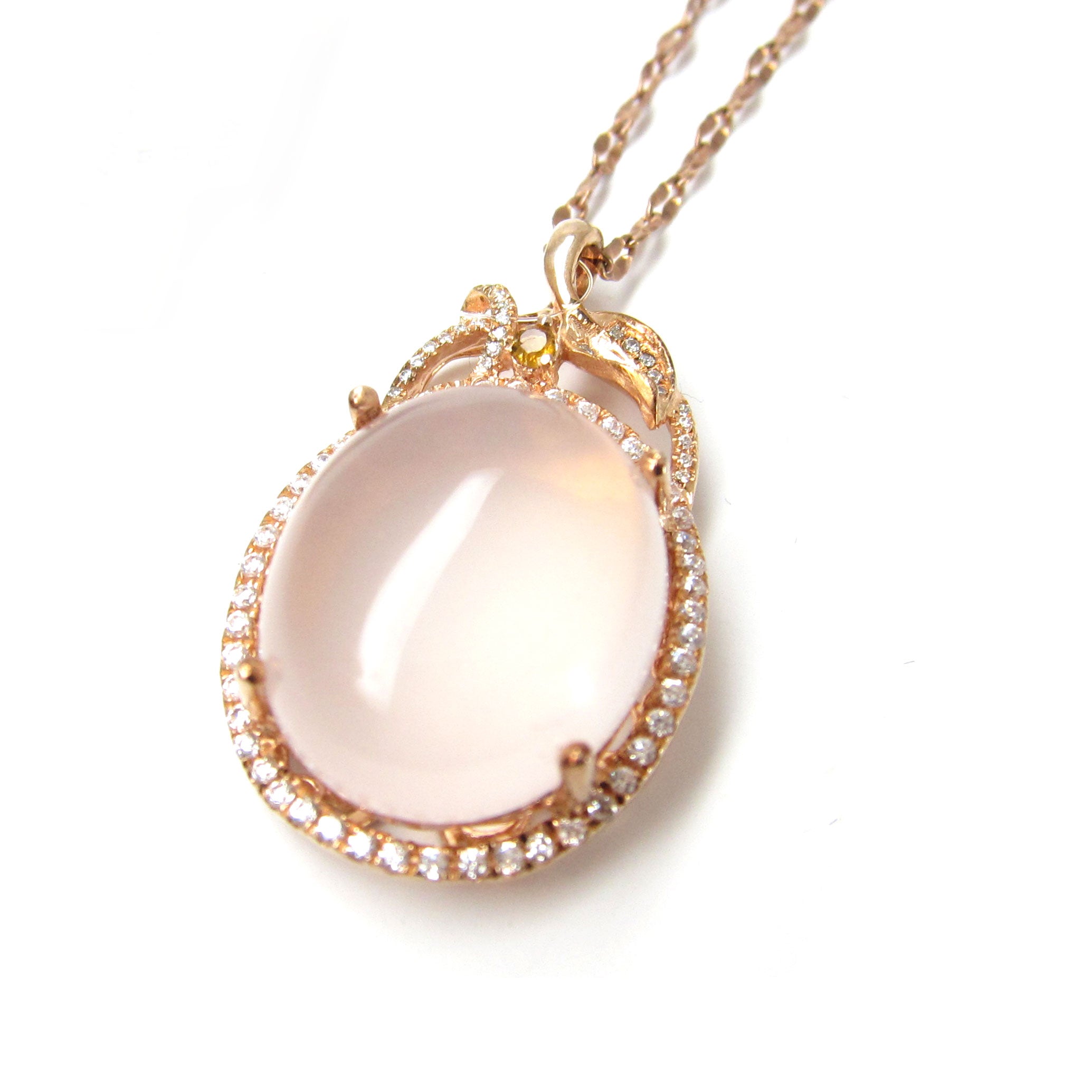 925 Sterling Silver Rose Quartz Pendant Necklace for Women - Healing Crystal Jewelry for Love & Harmony | Perfect Gift for Valentine's Day, Anniversary & Spiritual Healing