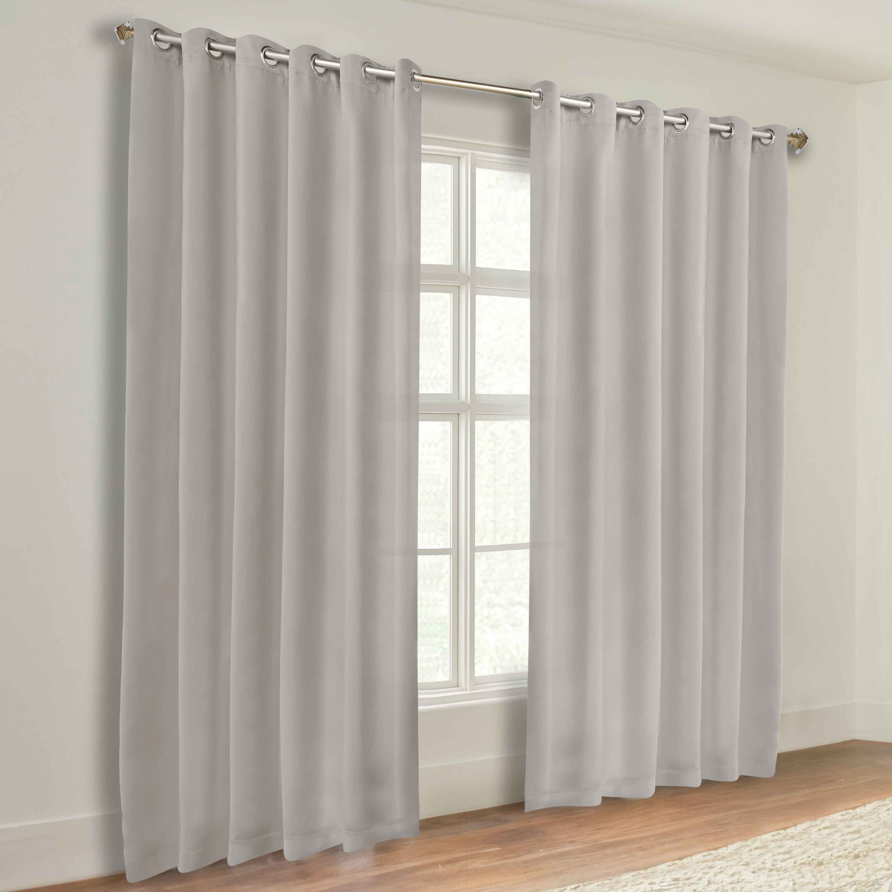 Blackout Curtains Set of 2 - Machine Washable, Room Darkening, Noise Reducing & Thermal Insulated for Bedroom, Nursery & Home Theater