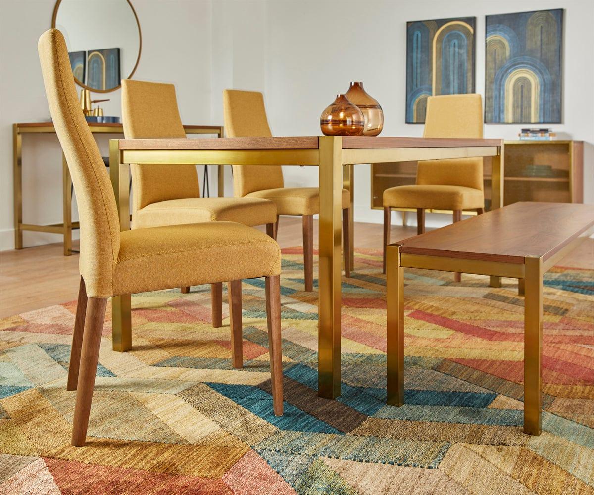 Premium Lussa Fabric Dining Chair - Comfortable & Stylish Upholstered Seat for Kitchen, Dining Room, or Breakfast Nook - Perfect for Home Decor & Entertaining