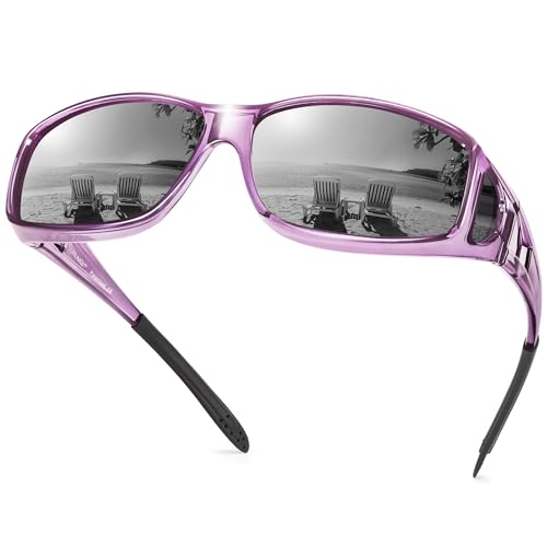 A01 Transparent Purple Frame/Grey Lens