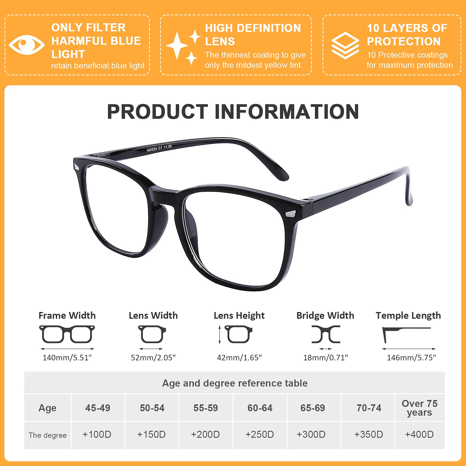 DOOViC 4 Pack Blue Light Blocking Reading Glasses for Women - Anti Eye Strain Computer Glasses with UV Protection (0.0 Strength) - Perfect for Office Work, Online Shopping & Nighttime Screen Use