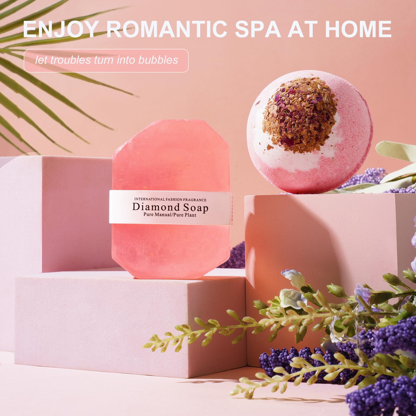 Best Mother’s Day Gifts for Women - Spa Relaxation Gift Basket Set for Mom, Wife, Grandma, Teacher & Friend | Birthday, Get Well Soon, Self-Care & Rose-Themed Presents | Perfect for Birthdays, Anniversaries & Thank You Gifts