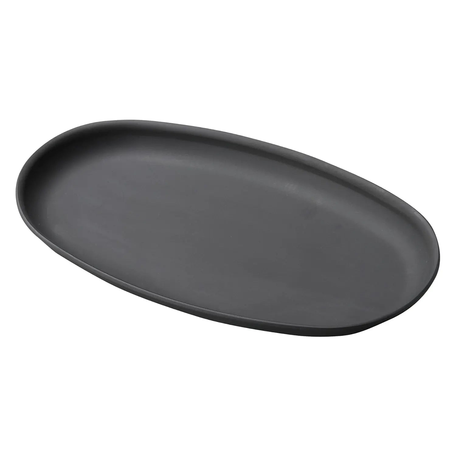 Premium MIN Cast Iron Sizzler Platter - 12 Inch Skillet for Steak, Fajitas & Sizzling Dishes - Perfect for Grilling, Serving & Restaurant Style Presentation