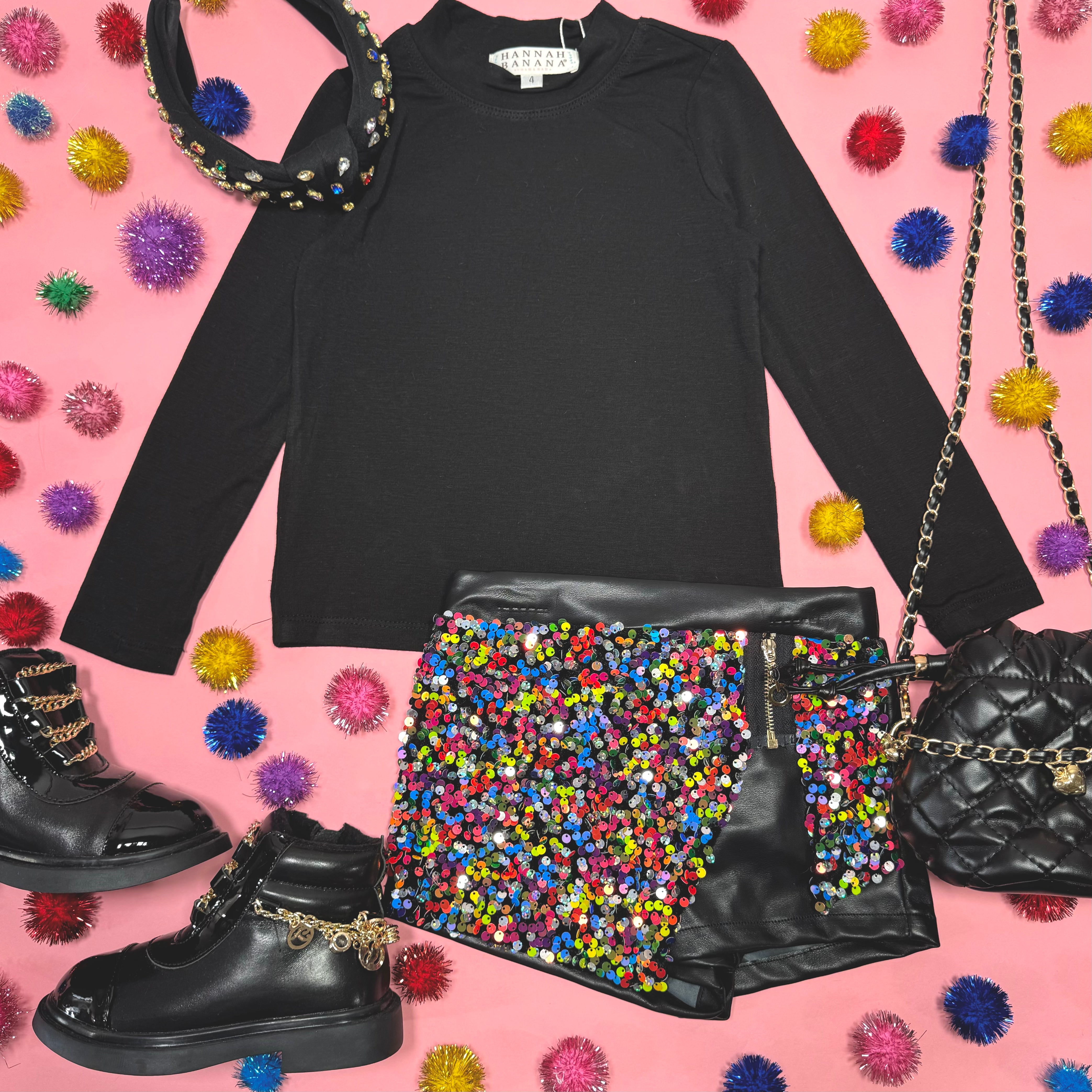 Sparkly Sequin Skort for Women - Stylish Skirt with Built-in Shorts - Perfect for Dance, Parties & Casual Wear