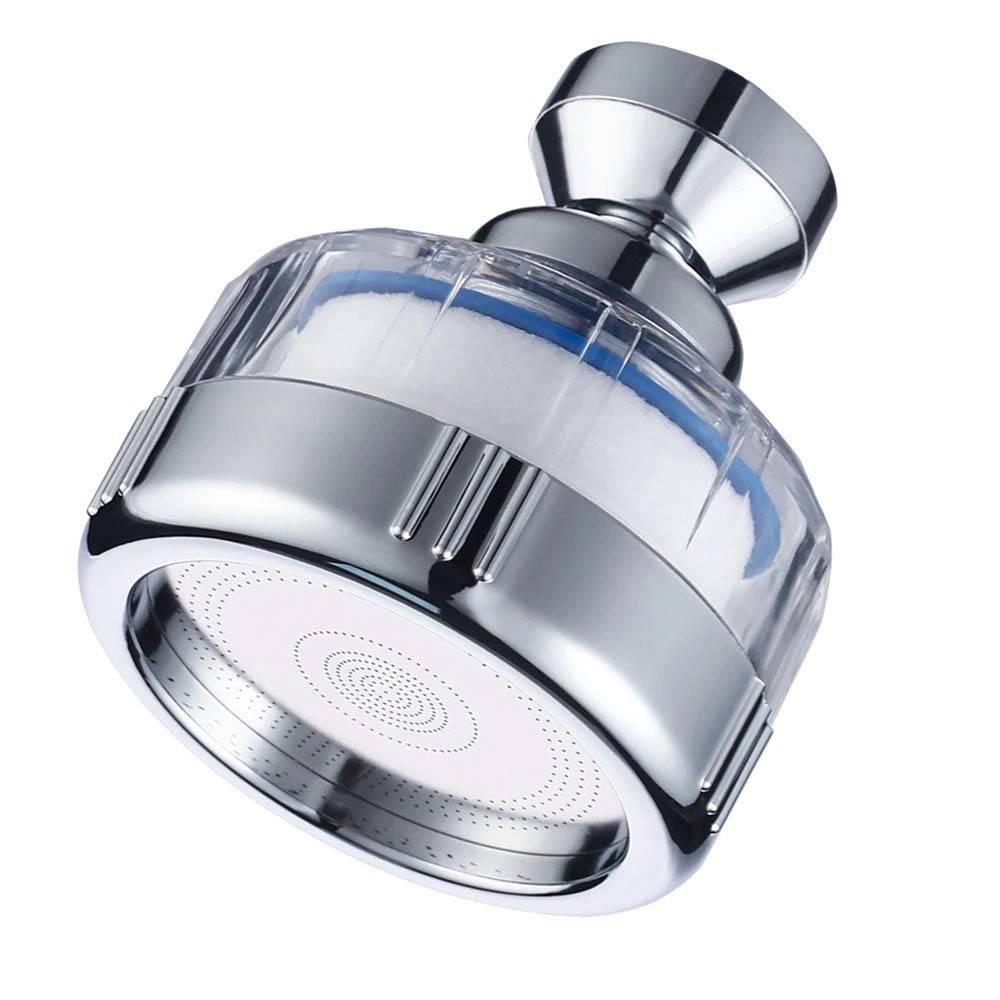 SJ-5 Stage Water Filter Faucet System - Reduces Chlorine, Heavy Metals & Impurities - Replacement Water Filters for Kitchen & Bathroom - Perfect for Clean Drinking, Cooking & Baby Formula Preparation