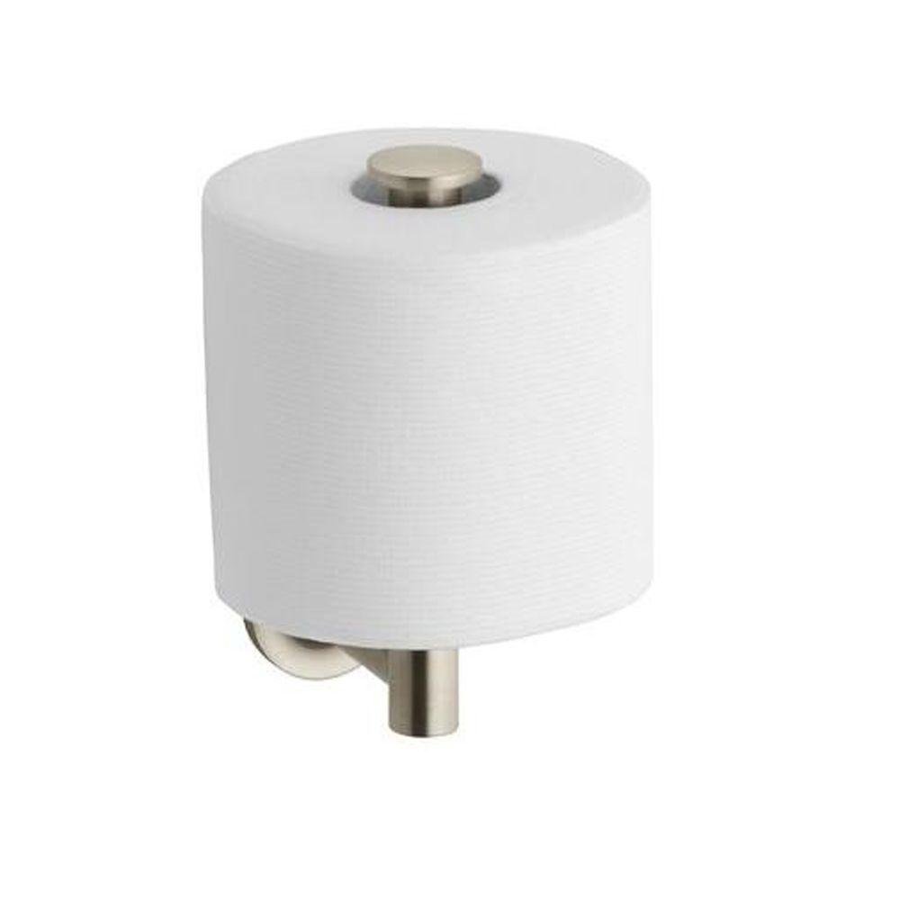 Premium Stainless Steel Toilet Paper Holder - Wall Mounted Bathroom Tissue Roll Dispenser for Modern Homes (Ideal for Bathroom, Kitchen, Laundry Room & RV Use)