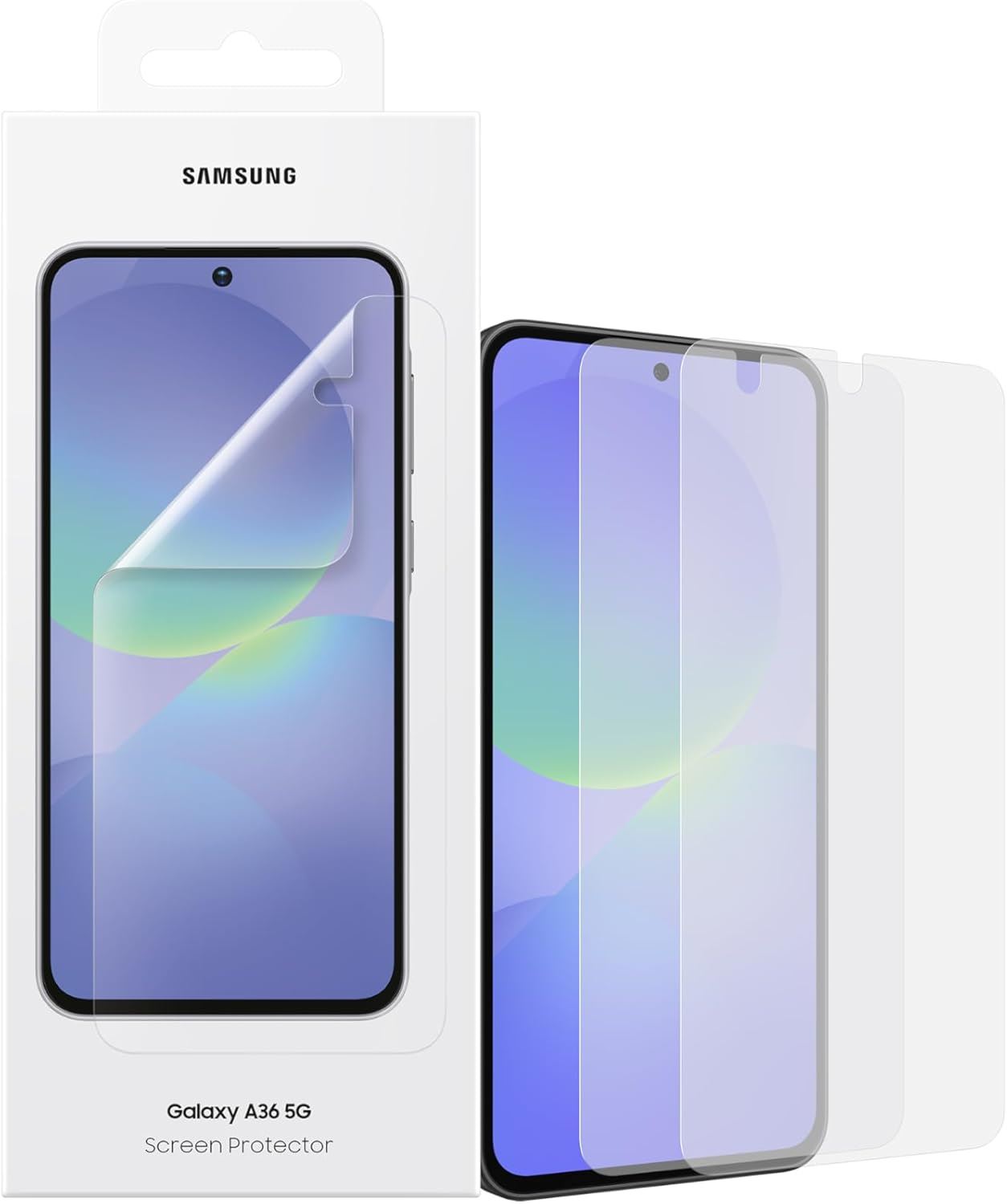 Samsung Galaxy A36 5G 6.7 Inch Screen Protector - Clear HD Tempered Glass - Anti-Scratch & Bubble-Free - Perfect for Everyday Use & Gaming