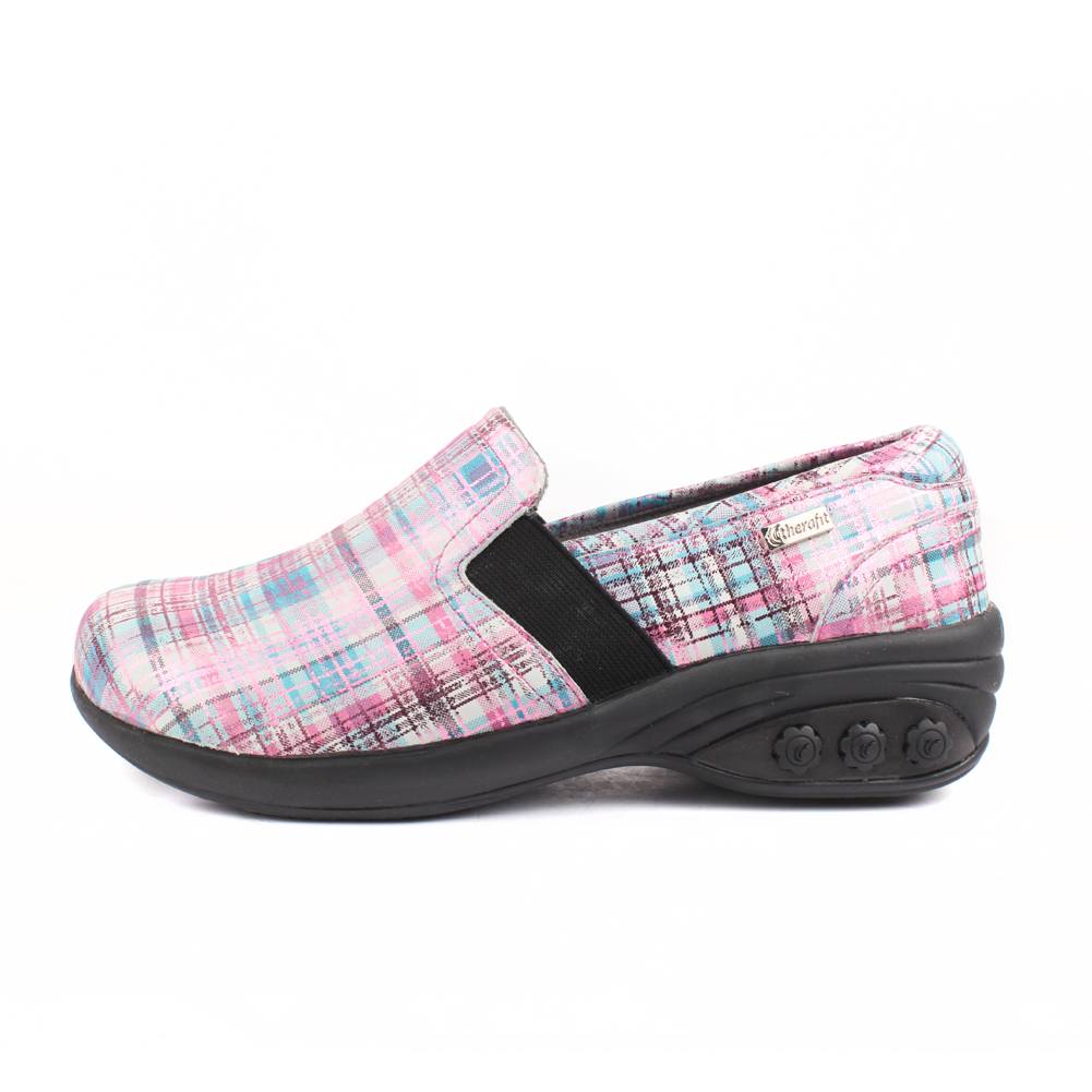 Annie Women's Slip-Resistant Leather Slip-On Loafers - Comfortable Work Shoes for Nurses, Waitresses & Healthcare Professionals