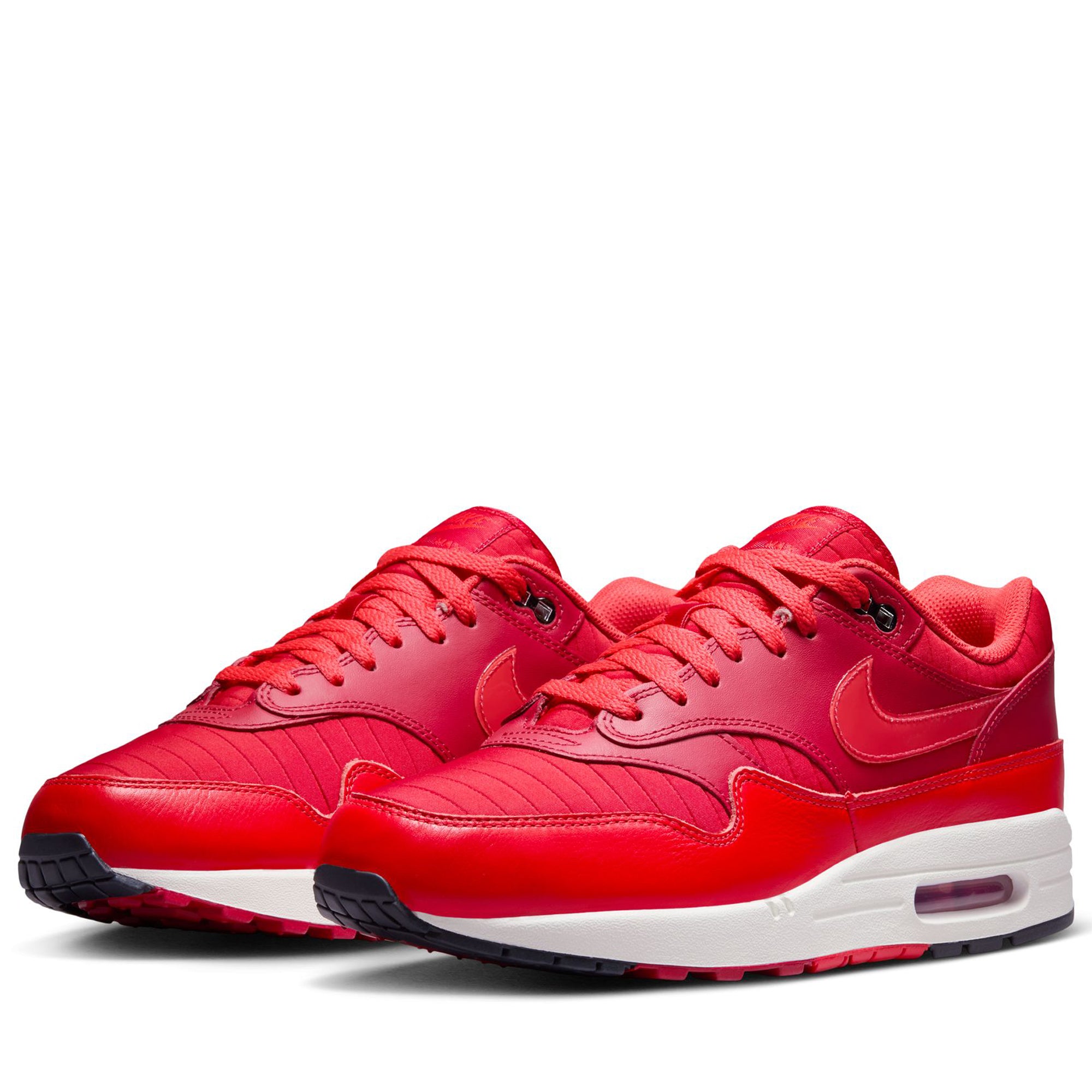 Nike Air Max 1 Running Shoes - Gym Red/Sail Colorway - Lightweight Cushioned Sneakers for Men & Women - Perfect for Gym, Running & Casual Wear