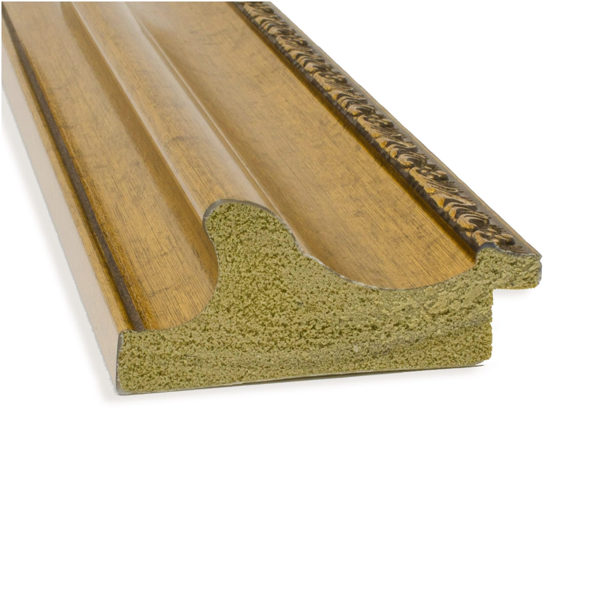 Premium Framed Natural Cork Bulletin Board with Gold Frame - 33.75