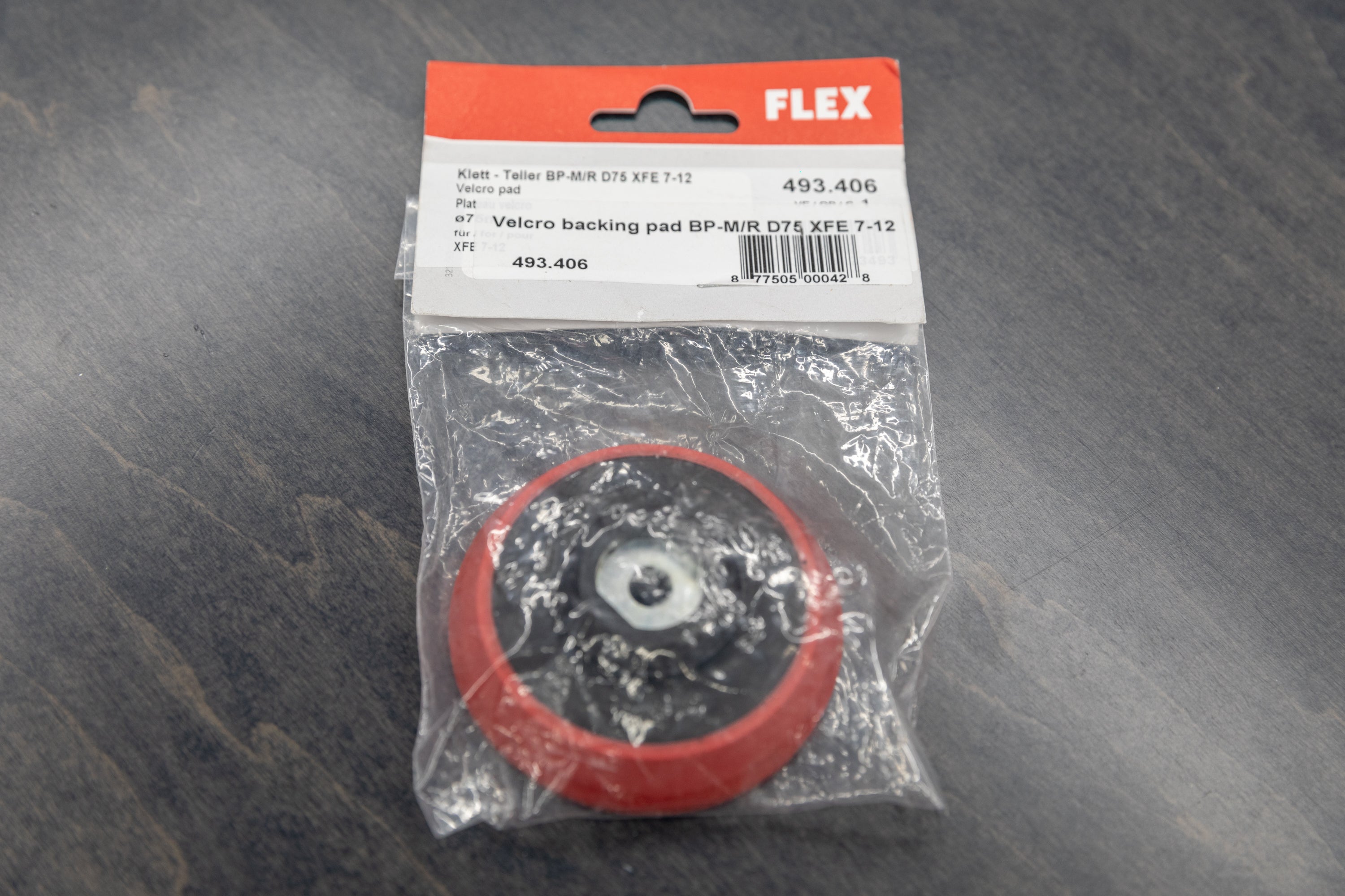 Flex XFE7-12-3 Backing Plate for Car Polishing & Detailing – Perfect for Auto Body Shops & DIY Enthusiasts