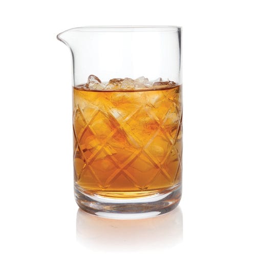 Premium Viski Crystal Mixing Glass - 16oz Cocktail Mixing Glass for Whiskey, Martini & Old Fashioned - Perfect for Home Bars & Professional Bartenders - Elegant Drink Mixing & Serving