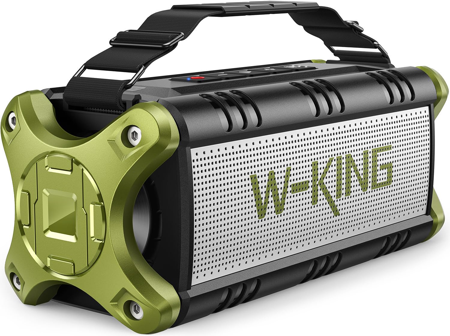 W-King 90W Peak Power Bluetooth Speaker - Portable Wireless Speaker with Deep Bass Subwoofer, IPX6 Waterproof, 40H Playtime, EQ & Stereo Pairing | Perfect for Camping, Beach Parties, Backyard BBQs & Outdoor Adventures