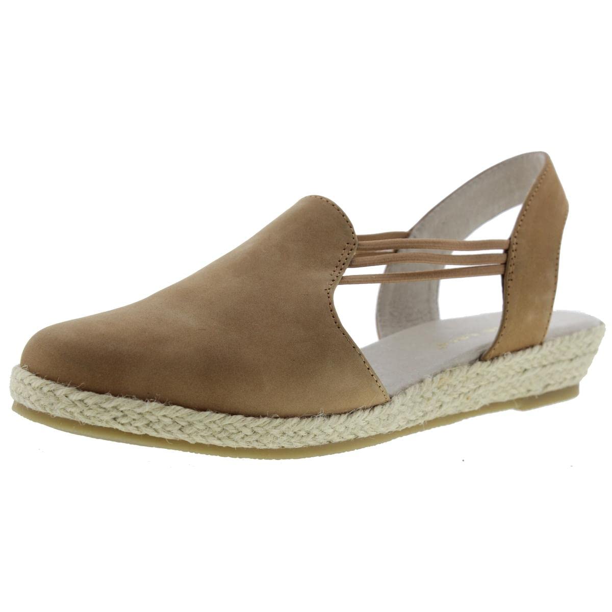David Tate Women's Nelly Nubuck Espadrille Slingback Sandals - Comfortable Casual Shoes for Summer Outings & Beach Vacations