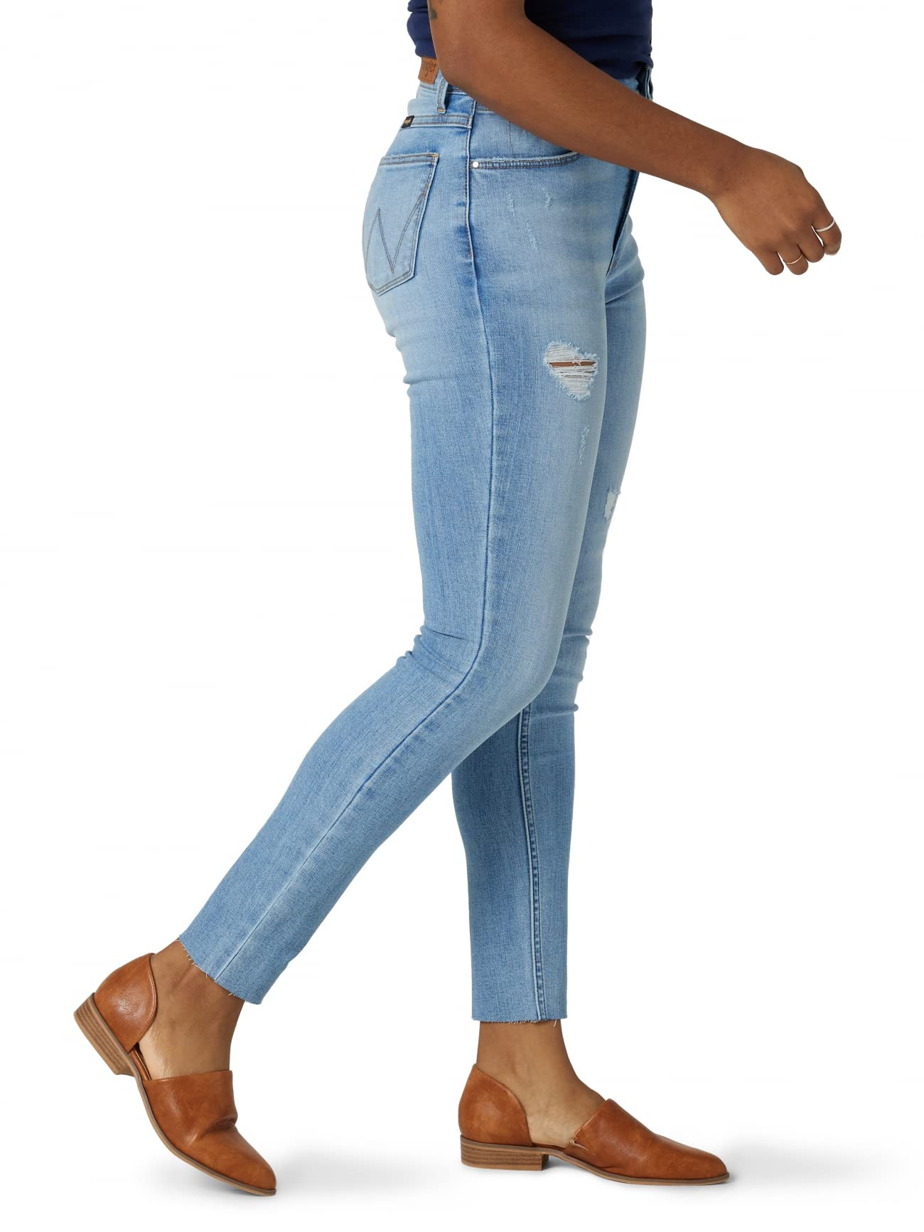 Wrangler Women's High Rise Unforgettable Skinny Jeans - Stretch Denim Pants for Casual Wear & Everyday Comfort | Perfect for Work, Date Night & Weekend Outfits