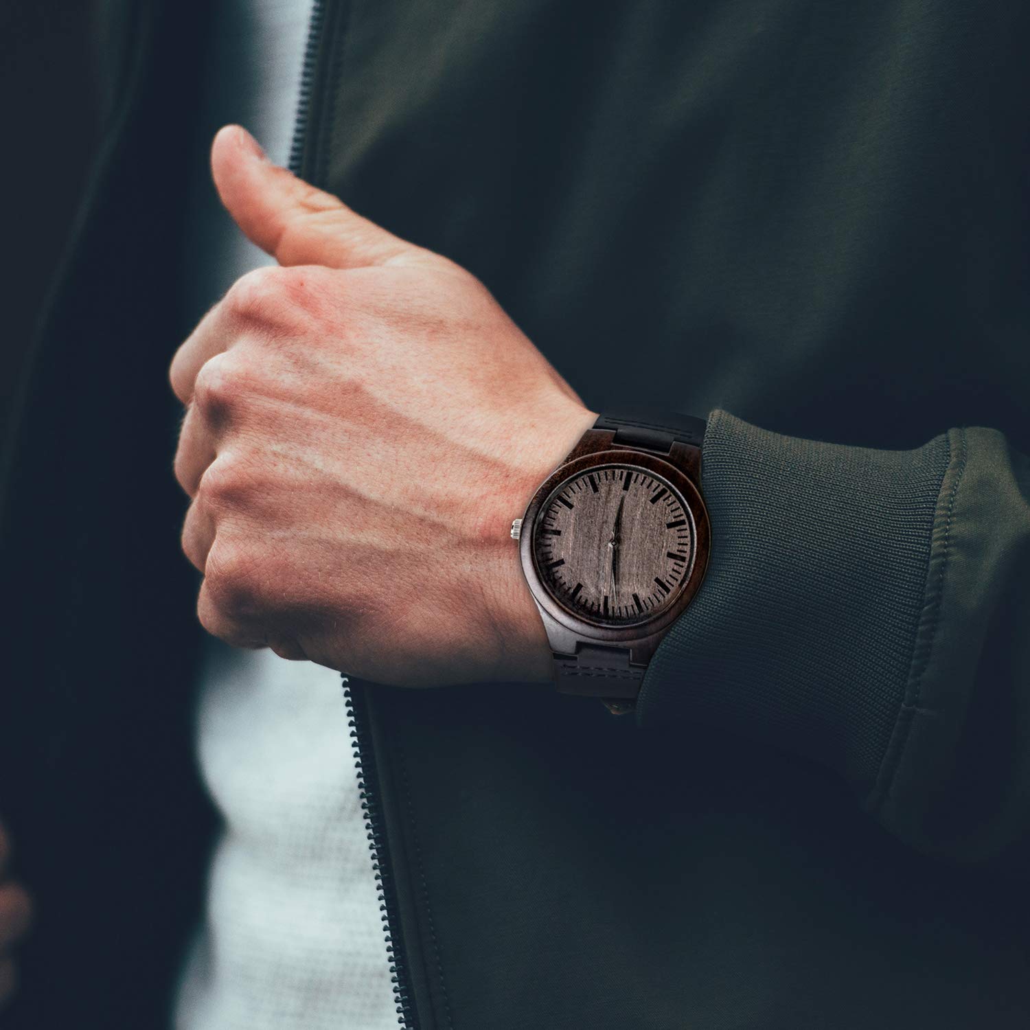 Engraved Wooden Watch for Son - Birthday Gift from Parents