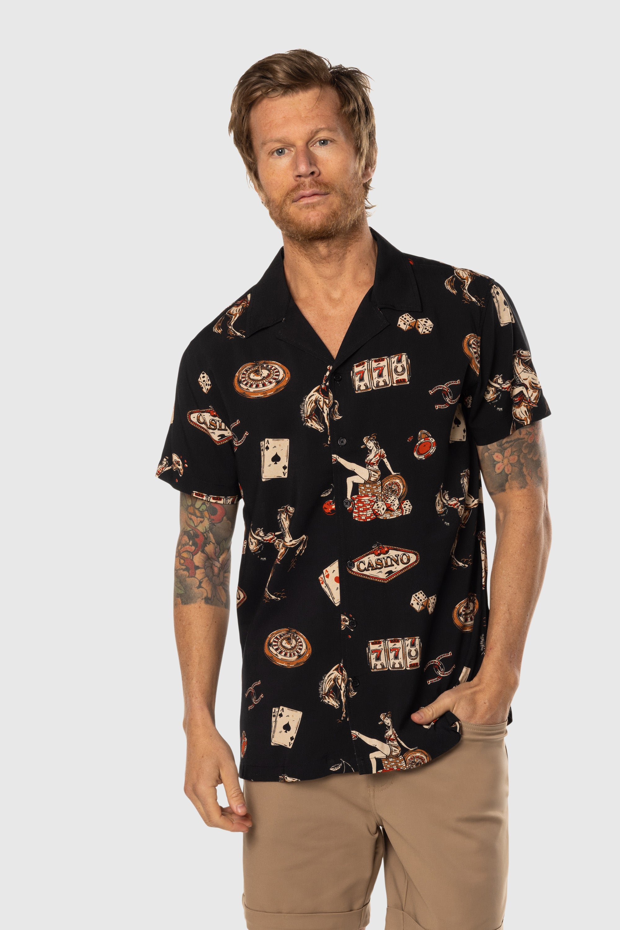 Stylish Vice Button Up Shirt for Men - Trendy Casual & Formal Wear - Perfect for Office, Parties & Everyday Outfits