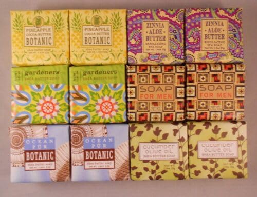 Greenwich Bay Shea Butter Luxury Spa Soap - 1.9 oz Bar (Pack of 4 or 6) - Moisturizing & Natural Skin Care for Dry Hands, Body & Face - Perfect for Gifts, Bath & Shower Relaxation