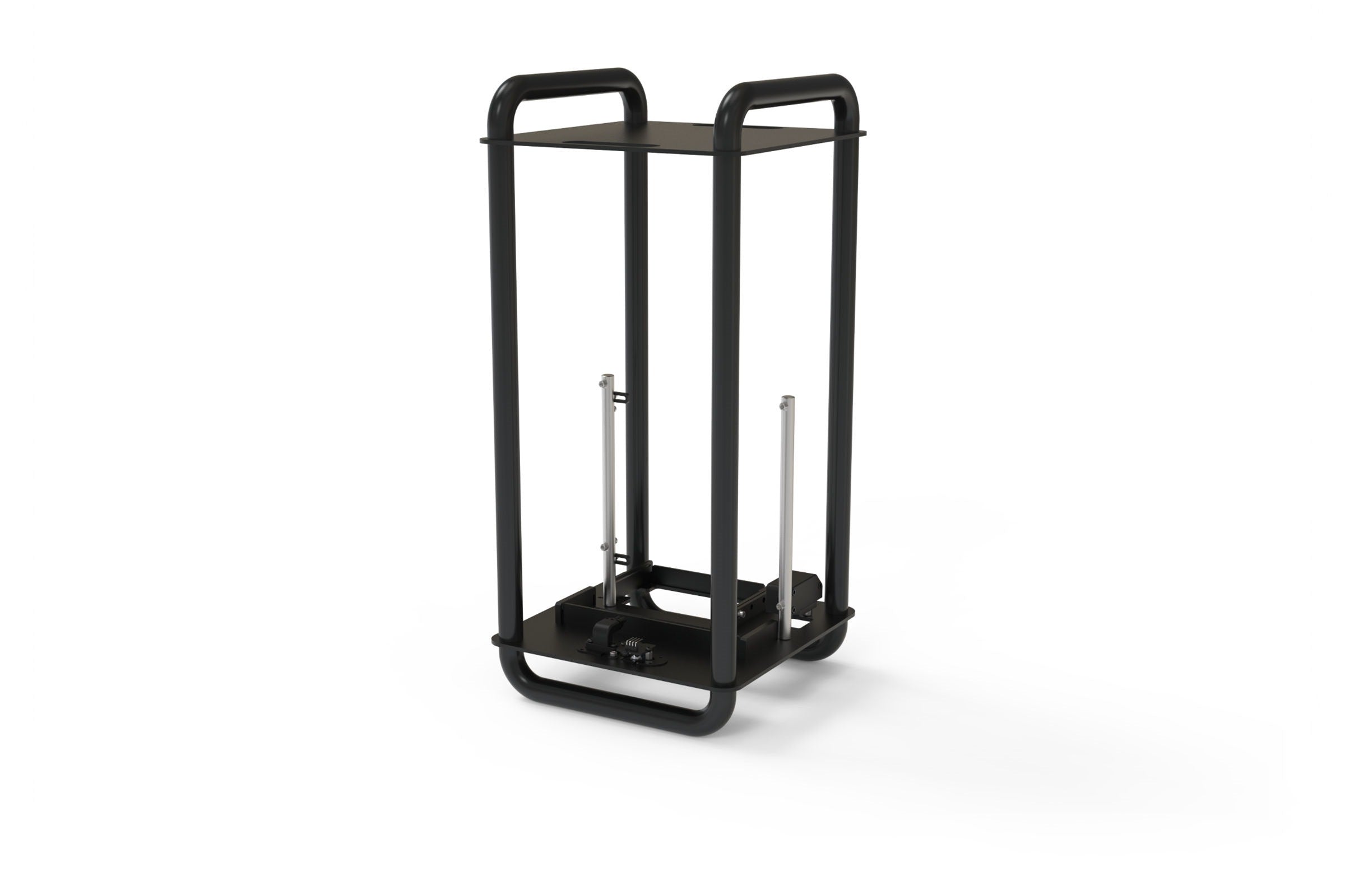 Streacom DA6 XL Open Frame ITX PC Case - Chrome & Black - Compact Gaming & Workstation Builds for Enthusiasts