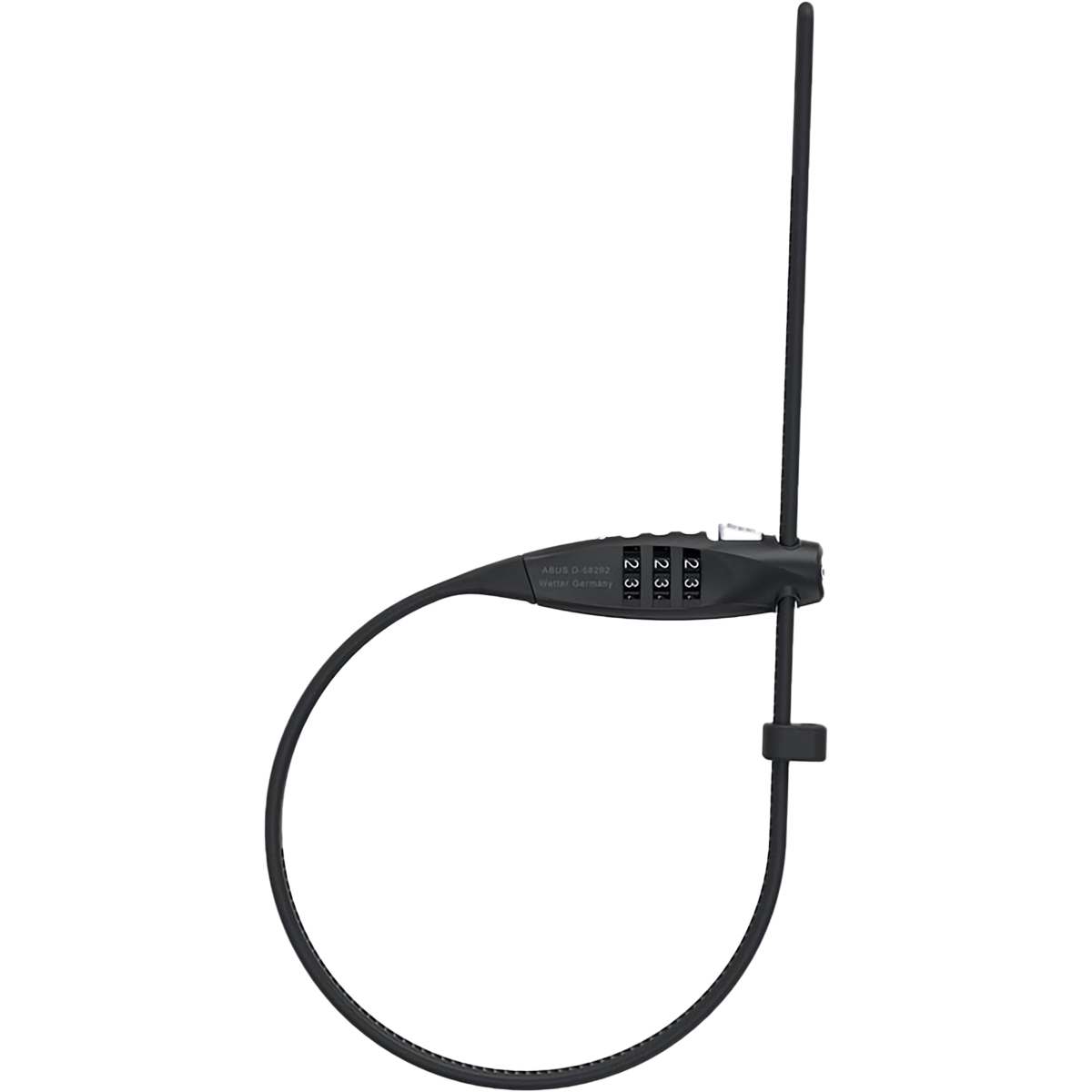 Abus Combiflex TravelGuard 45cm Black Bike Lock - Secure Your Bicycle for Commuting, Travel & Outdoor Adventures
