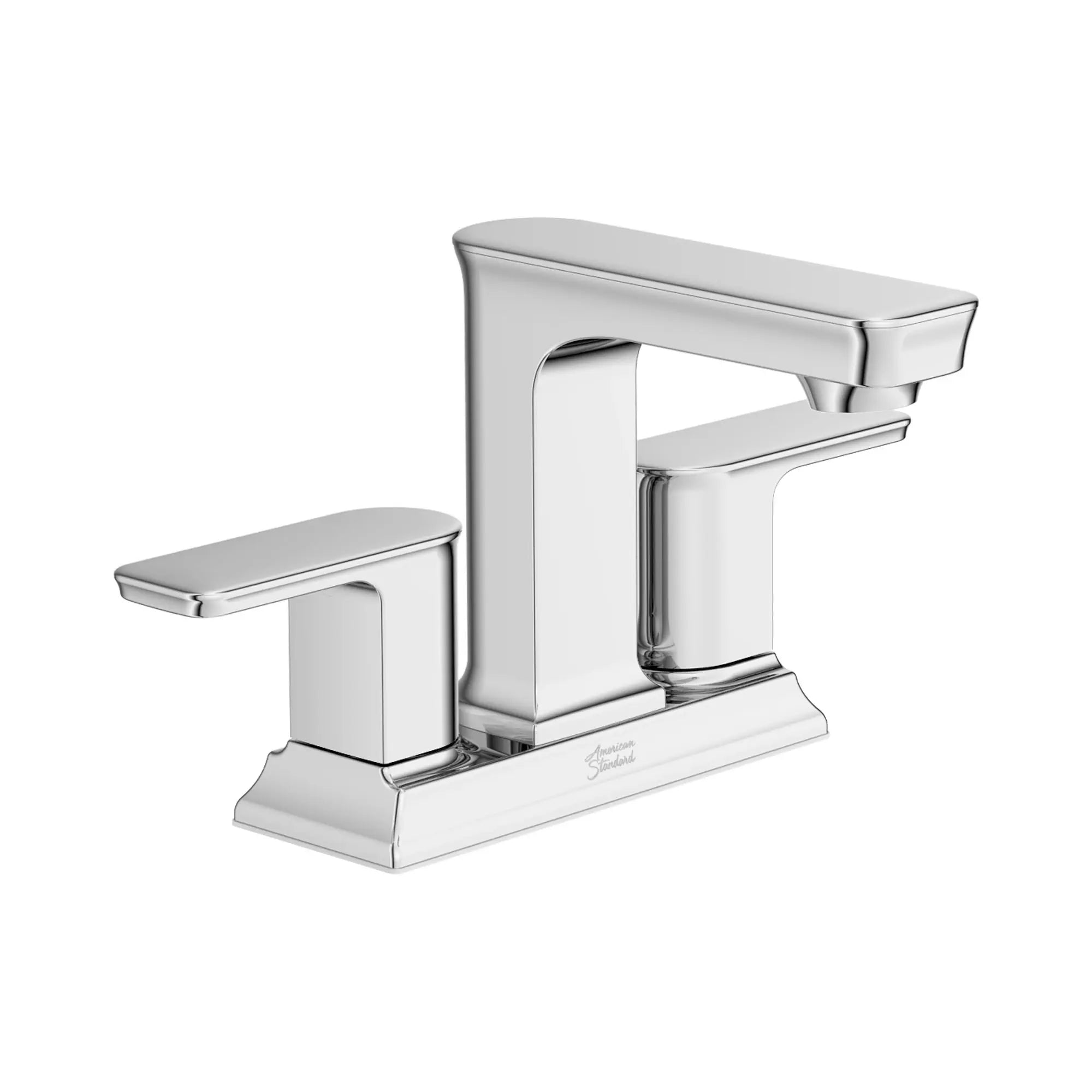 Forsey® 4 Inch Centerset 2 Handle Bathroom Faucet - 1.2 GPM/4.5 LPM Water-Saving Design with Lever Handles - Perfect for Bathroom Vanity Sink and Powder Room Installation
