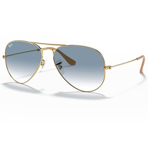 Polished Arista Gold Frame | Light Blue Lens