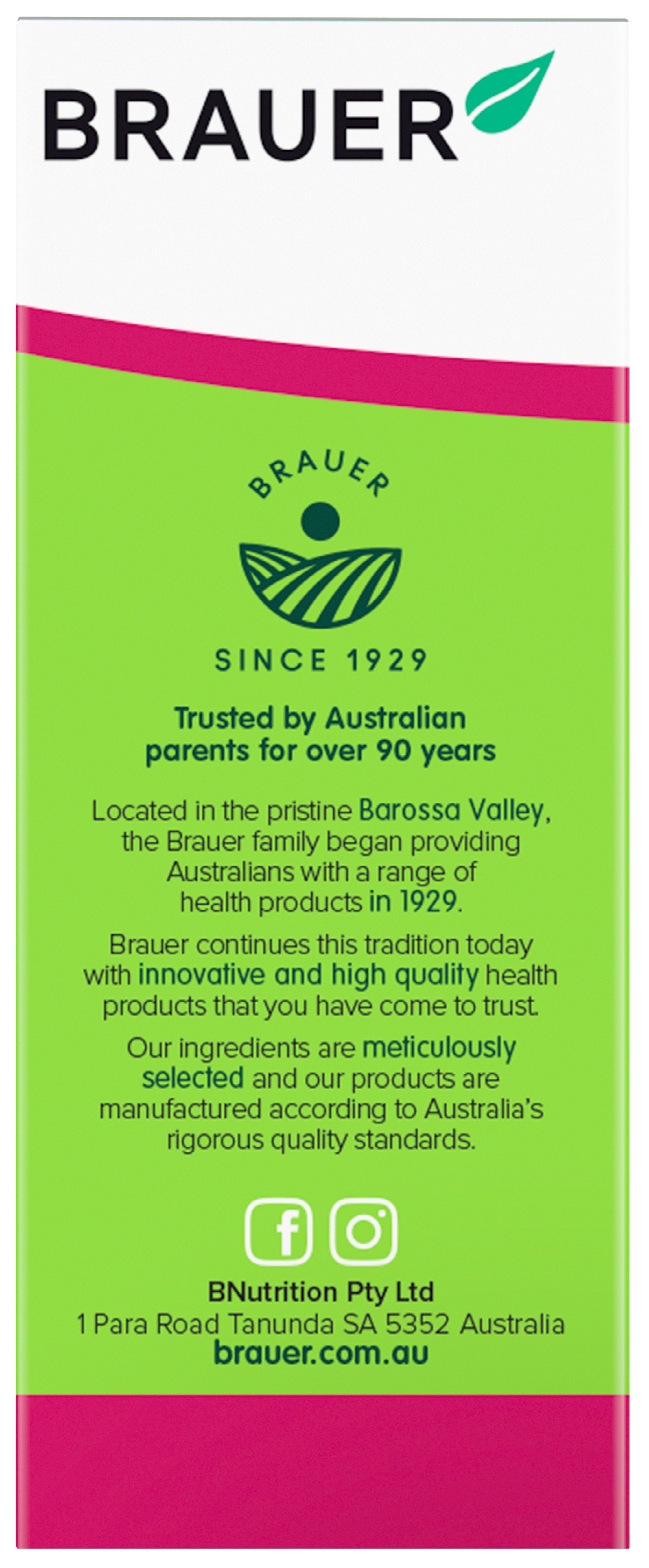 Brauer Baby & Kids Liquid Calcium Magnesium Zinc Supplement - Supports Healthy Growth & Immune System - Ideal for Infants & Toddlers - Perfect for Daily Nutrition & Immune Support