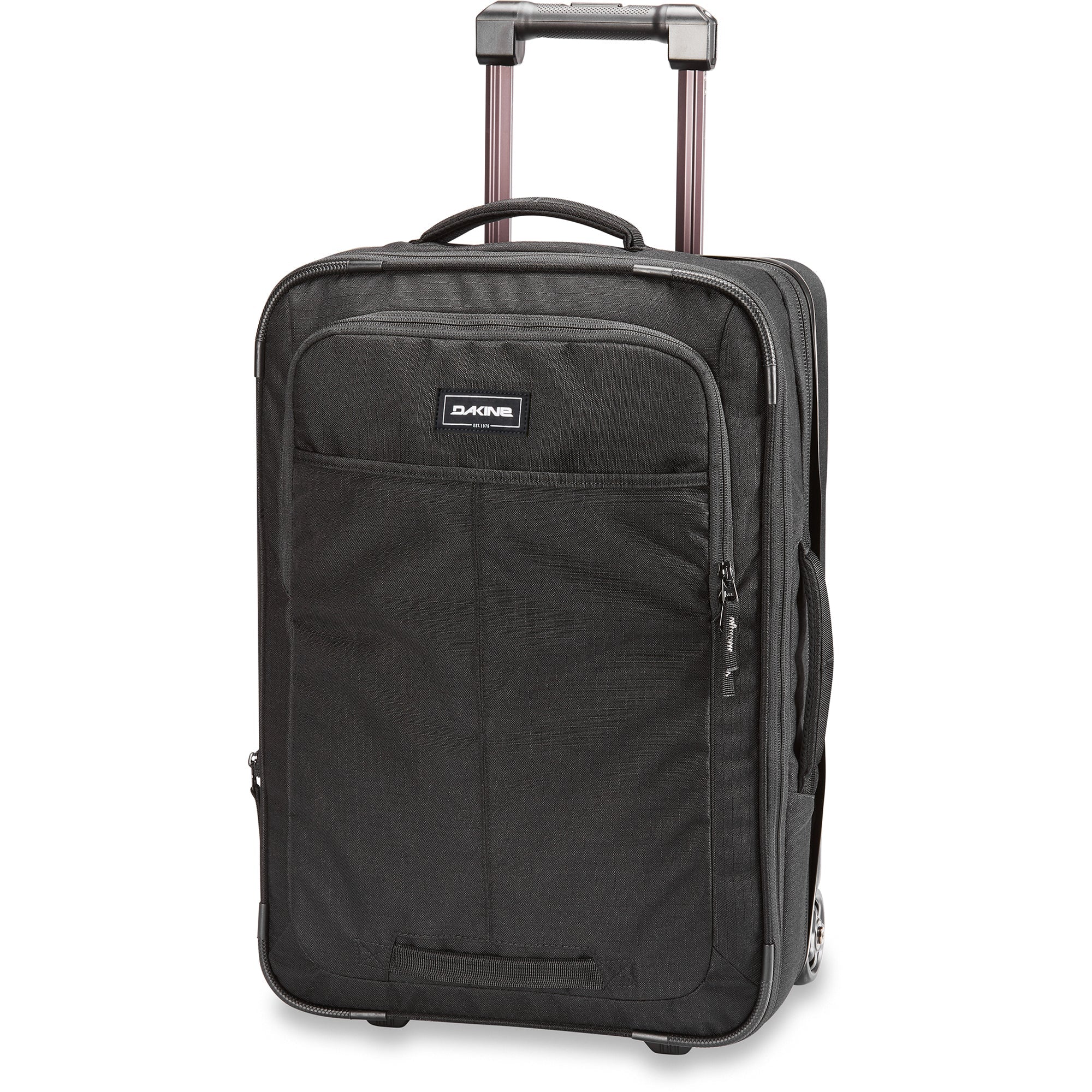 Dakine Status 42L Roller Travel Bag - Black | Durable Carry-On Luggage for Business Trips & Weekend Getaways