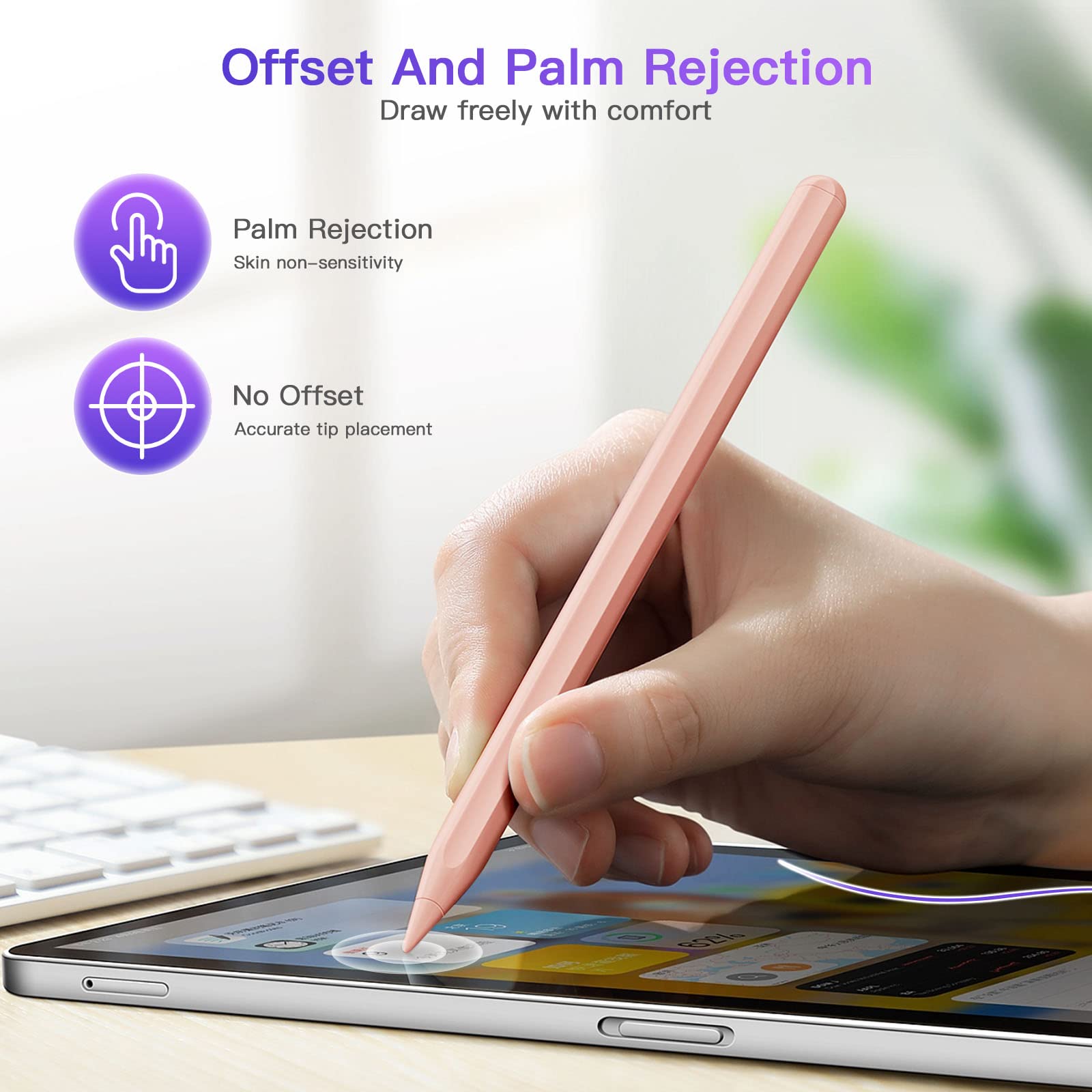 2nd Gen Magnetic Wireless Charging Stylus Pen - Compatible with iPad Pro 11