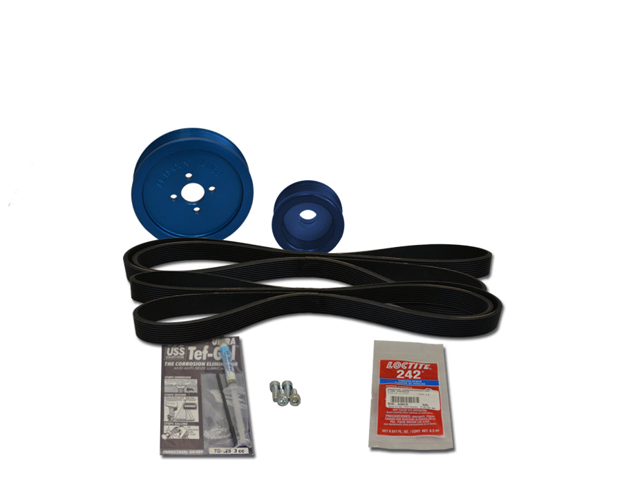 Yanmar 3GM30 Serpentine Pulley Kit - 48 YSP 3GM A Replacement Part for Marine Engines | Perfect for Boat Engine Maintenance & Repair