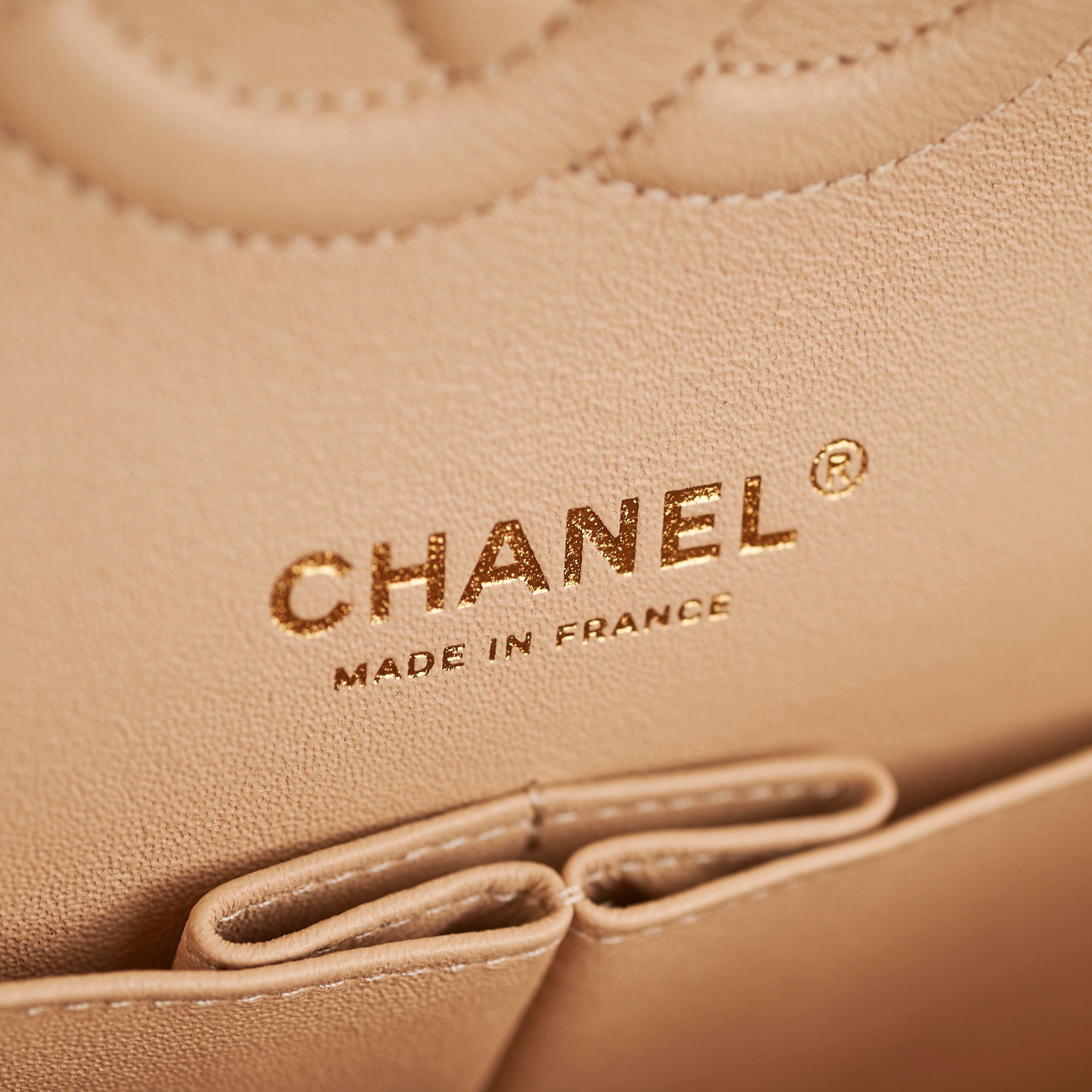 Chanel Medium/Large Double Classic Flap Bag in Beige - Timeless Luxury Handbag for Women | Perfect for Work, Evening Events & Special Occasions