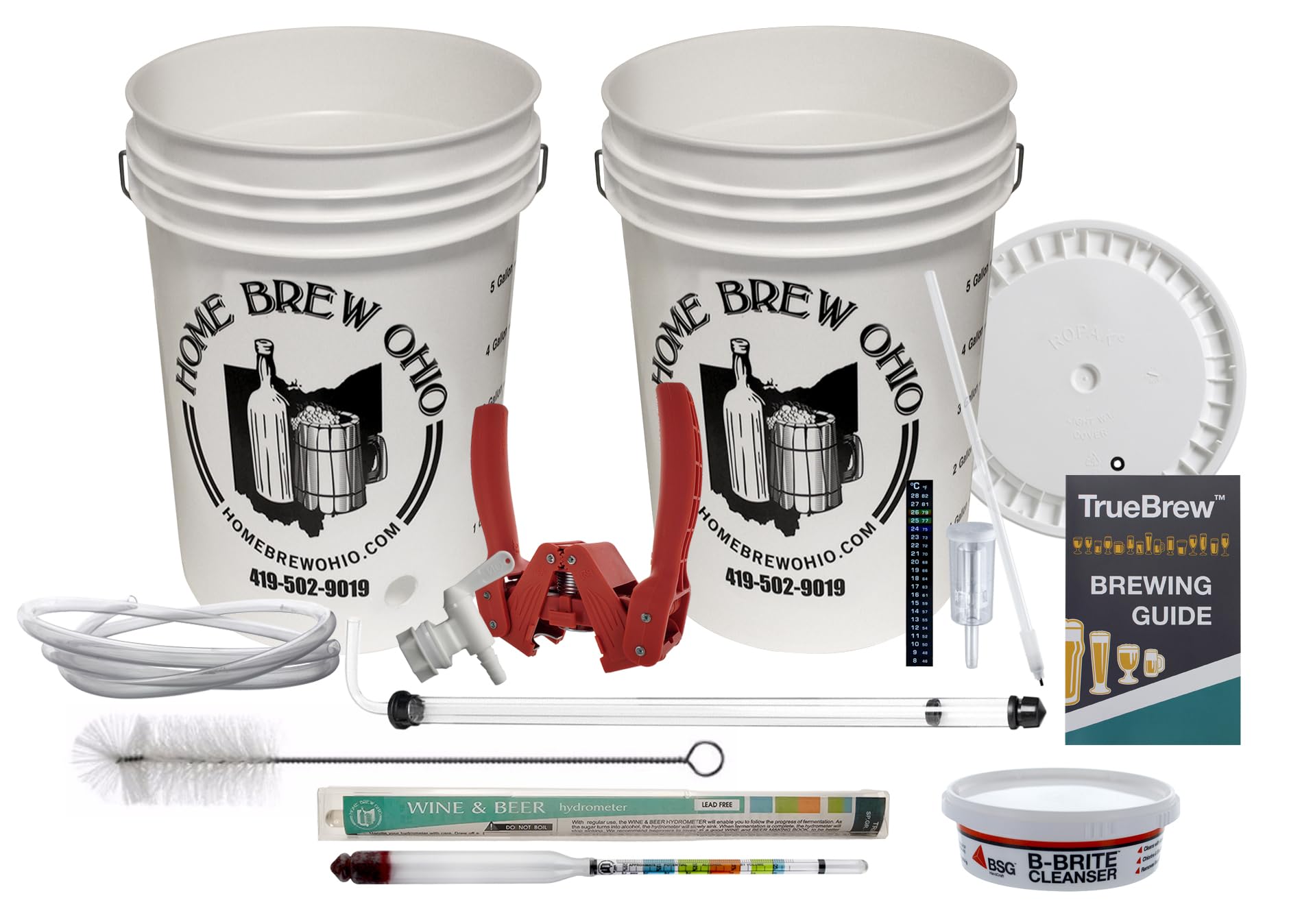 Premium Homebrew Beer Making Kit - Complete Starter Set for Crafting Delicious Homemade Beer | Perfect for Beginners & Hobbyists | Great for Parties, Gifts & DIY Brewing at Home