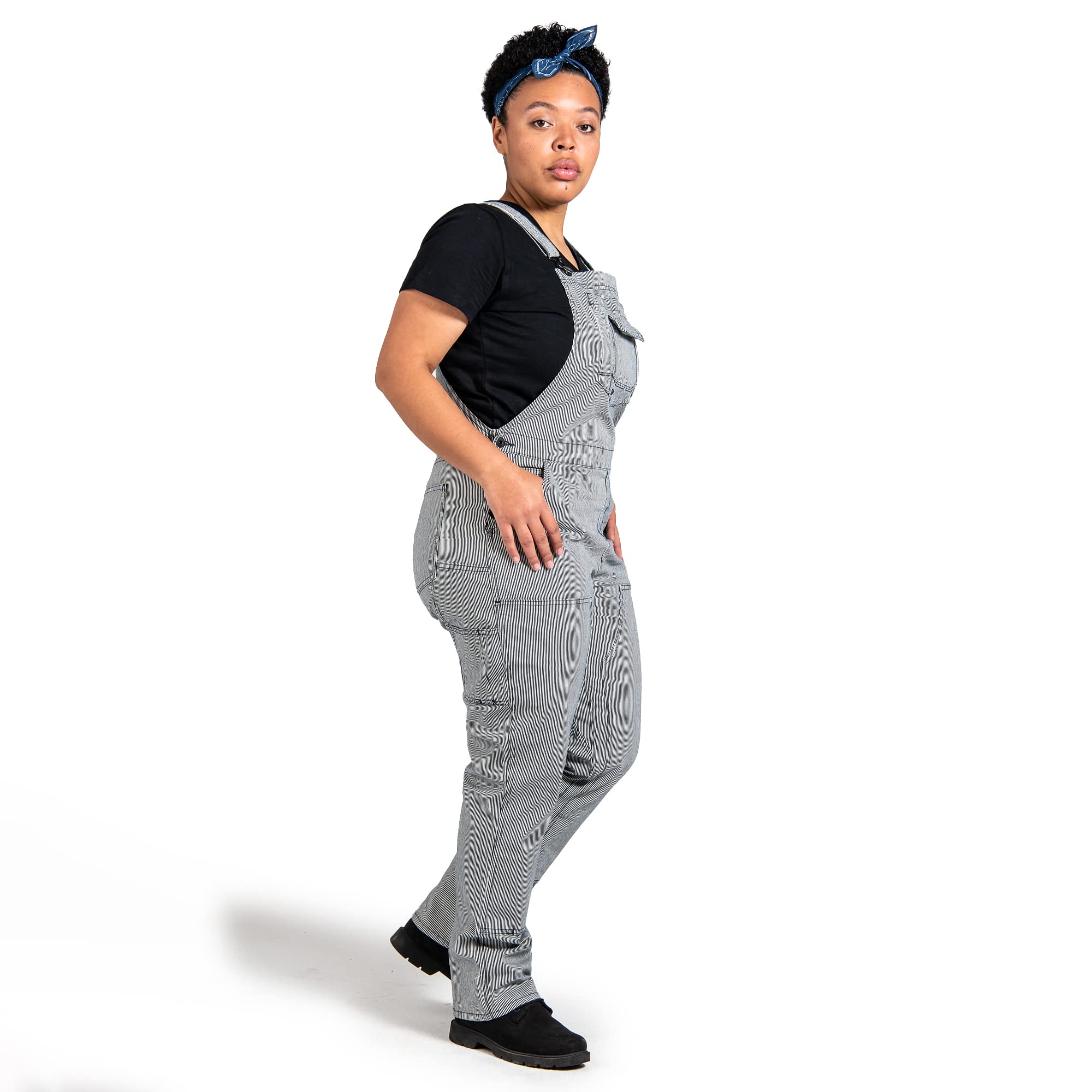 Dovetail Workwear Freshley Women's Overalls with 13 Pockets - Durable & Functional for Construction, Farming & Outdoor Work
