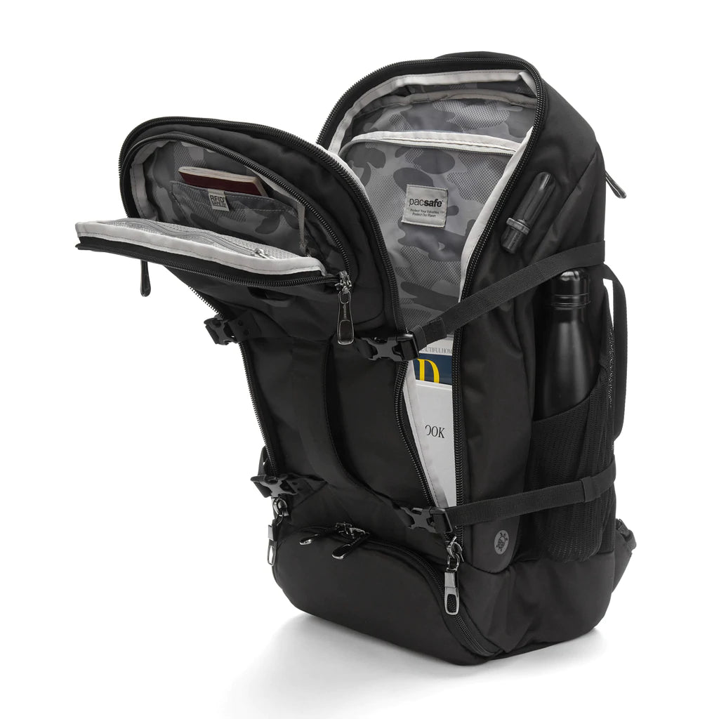 Pacsafe Venturesafe EXP35 Anti-Theft Travel Backpack - Secure & Durable Carry-On for Commuting, Business Trips & Adventure Travel