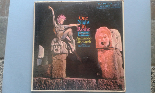 Armando Trovaioli & His Orchestra - One Night In Rome Vinyl LP Album (VG+ Condition) | Italian Jazz Soundtrack Music for Romantic Evenings & Dinner Parties